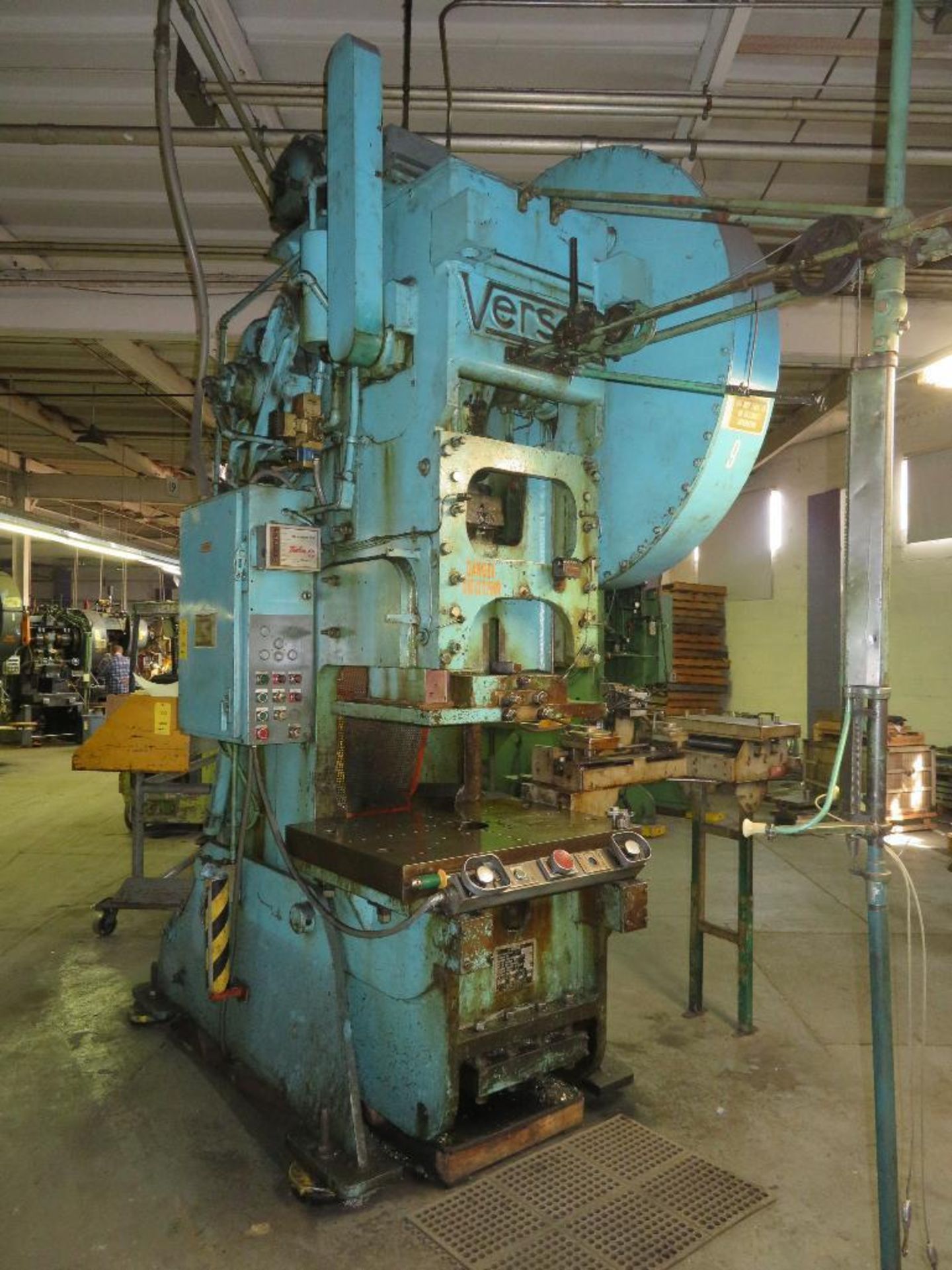 105 Ton Verson OBI Press, S/N 15678, Model 7 ½, 8” Stroke, 4” Adjustment, 18” Shut Height, 36 Stroke