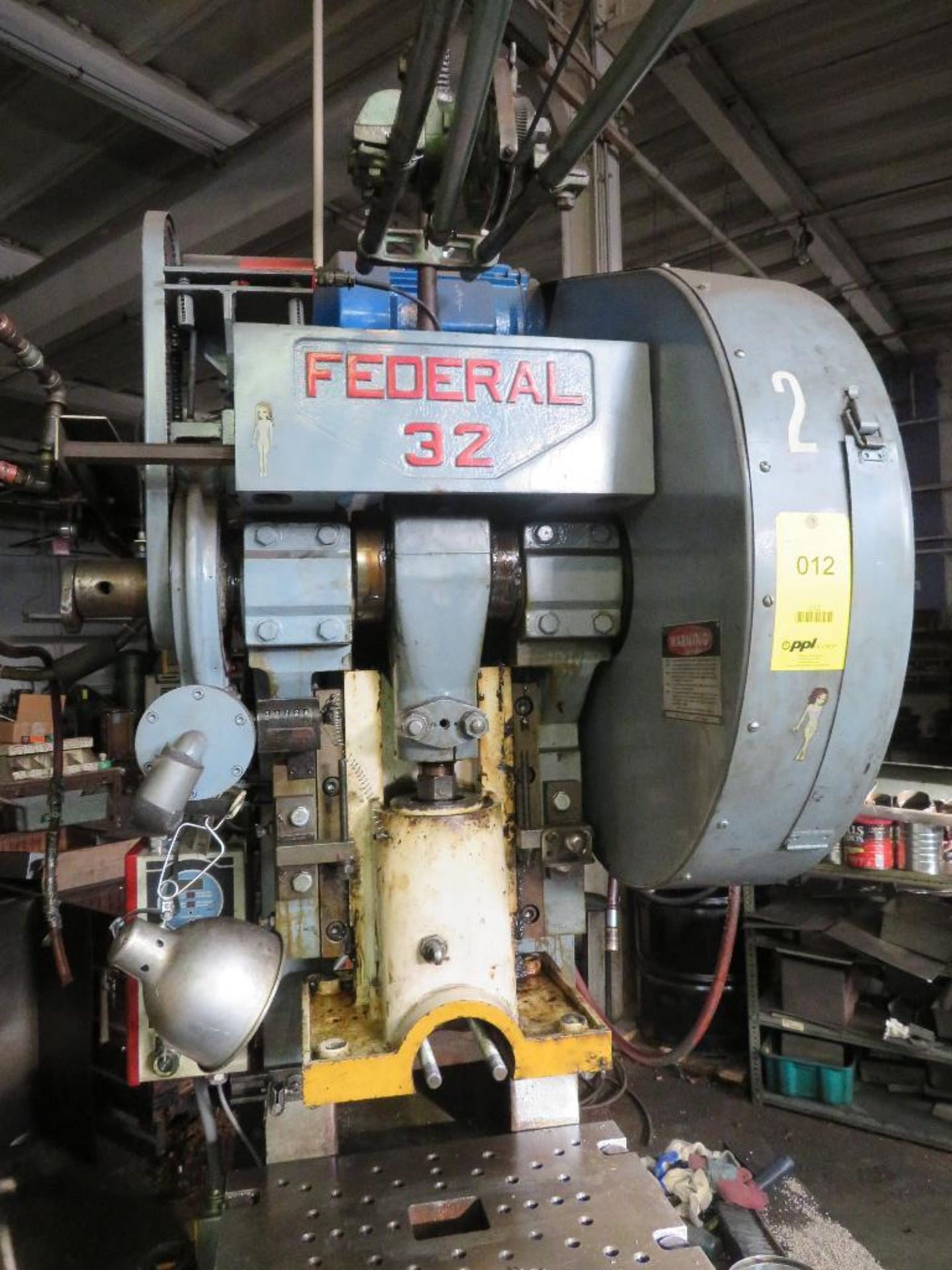 Federal Press 32 Ton OBI Press, Model 32, Asset 2 - Image 2 of 4