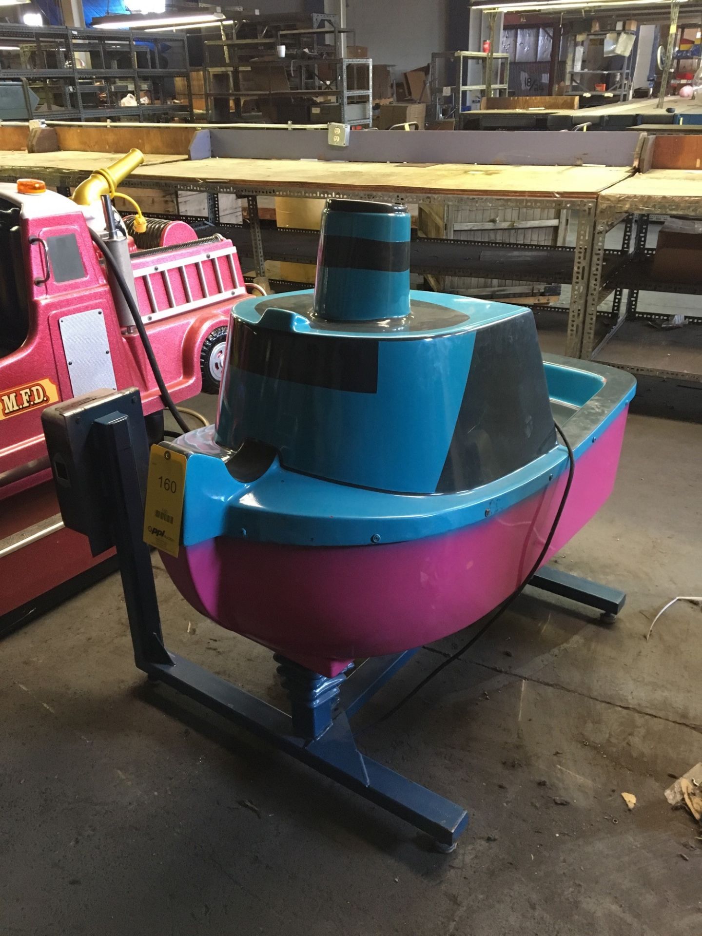 Kiddie Tug Boat Coin Operated Amusement Ride