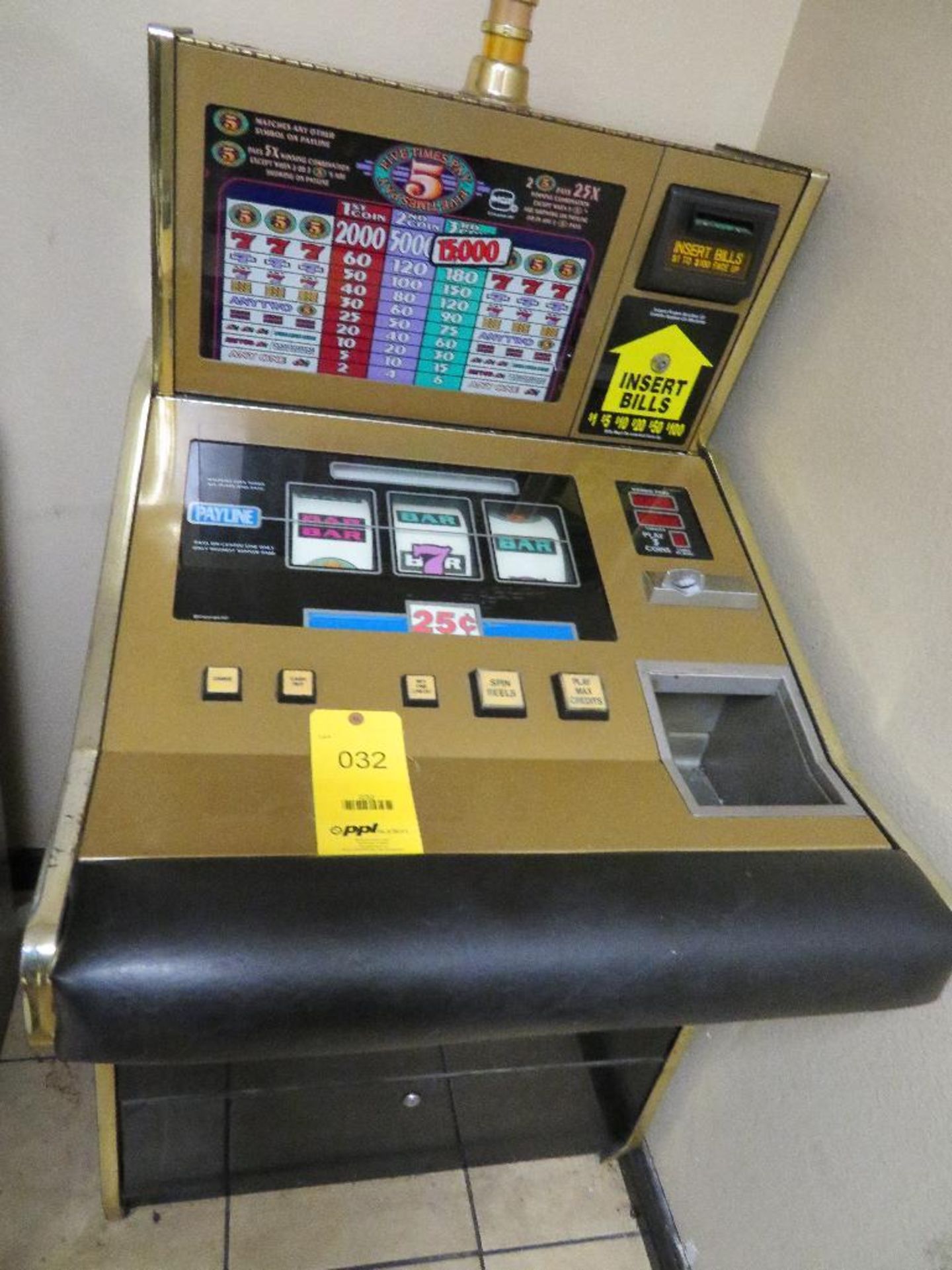 IGT 5X Pay Slot Machine (no keys)