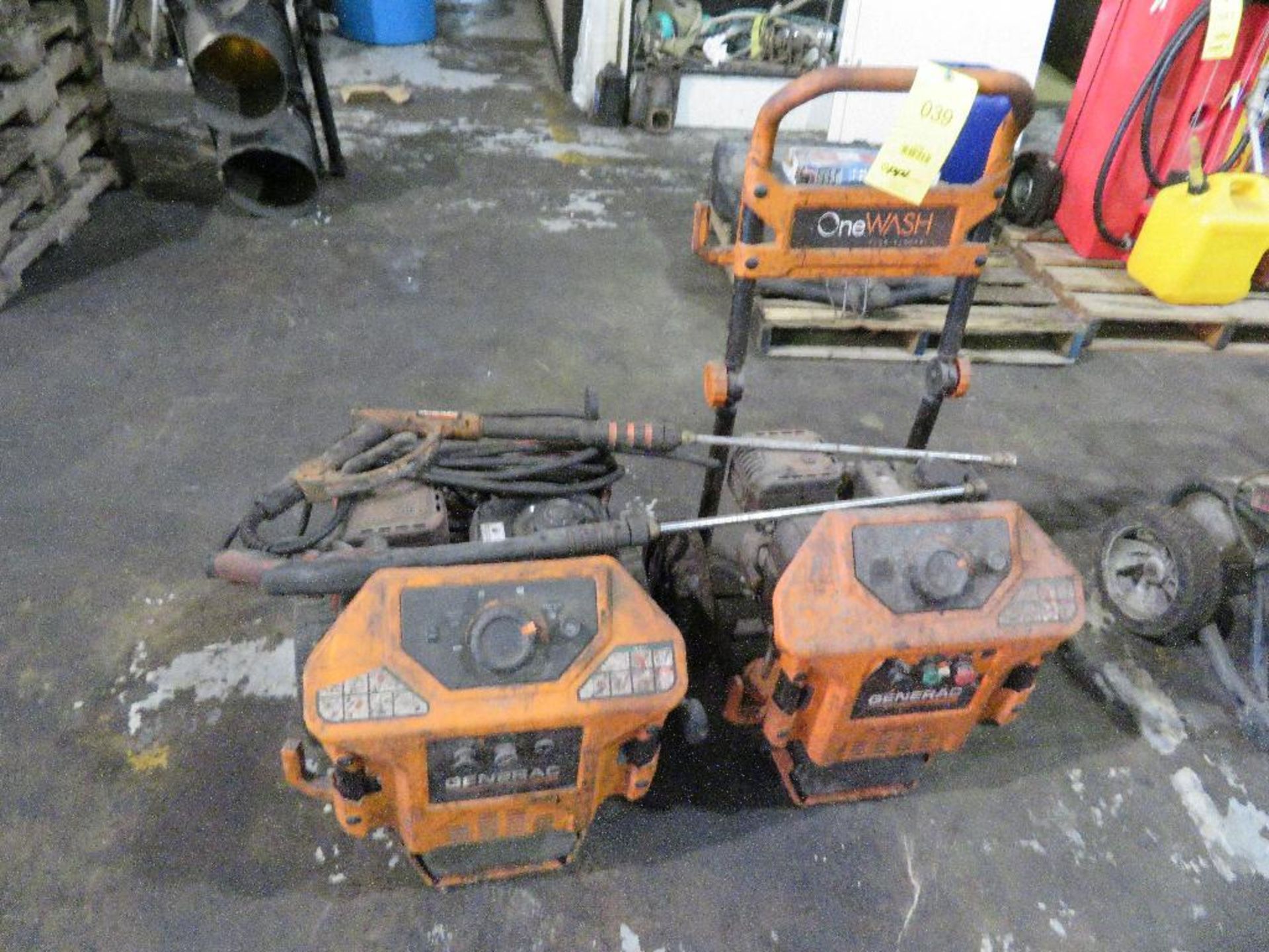 LOT: (2) Gas Powered Pressure Washers