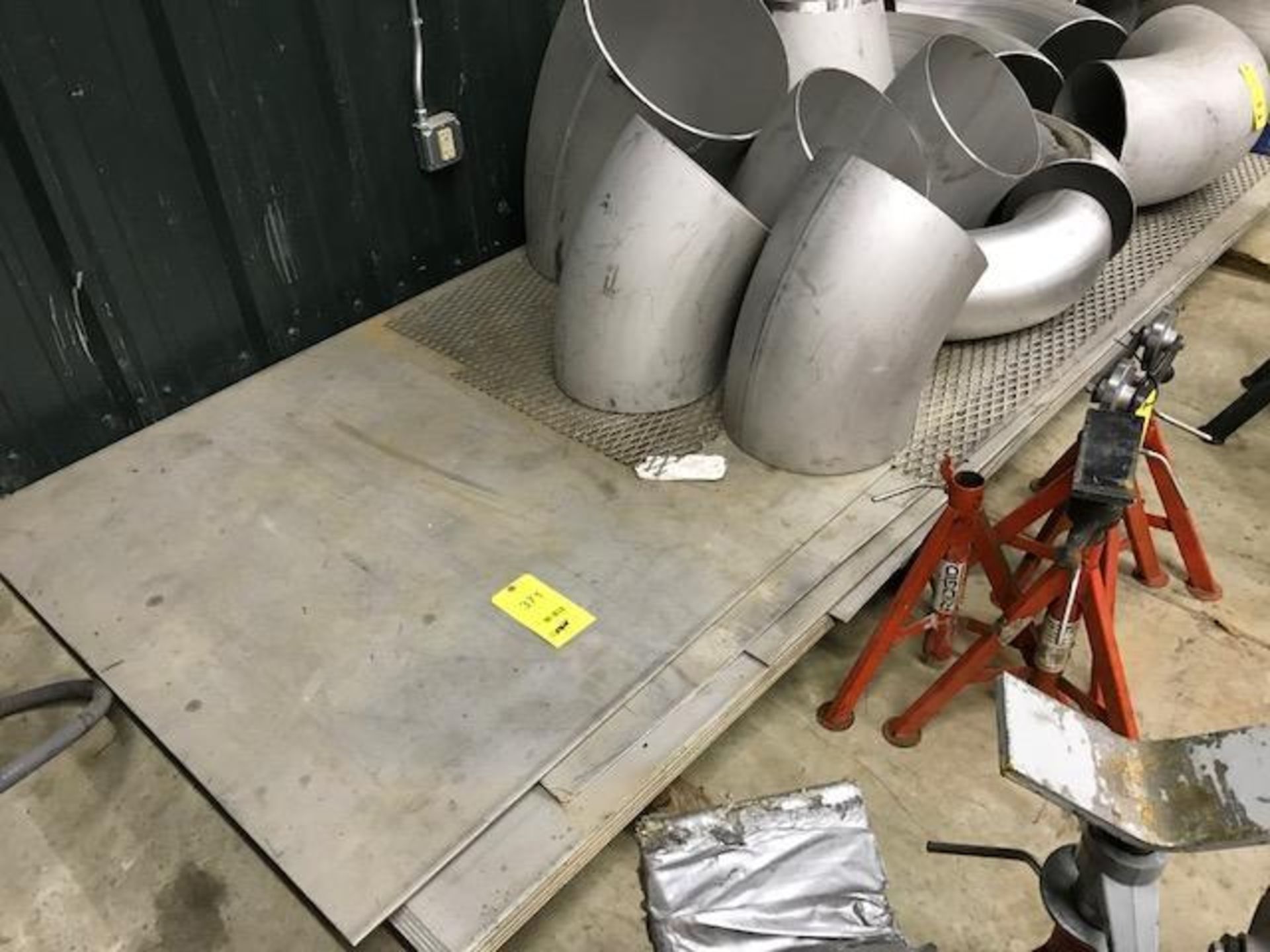 LOT: (7) 4 ft. x 10 ft. Sheets Stainless Steel