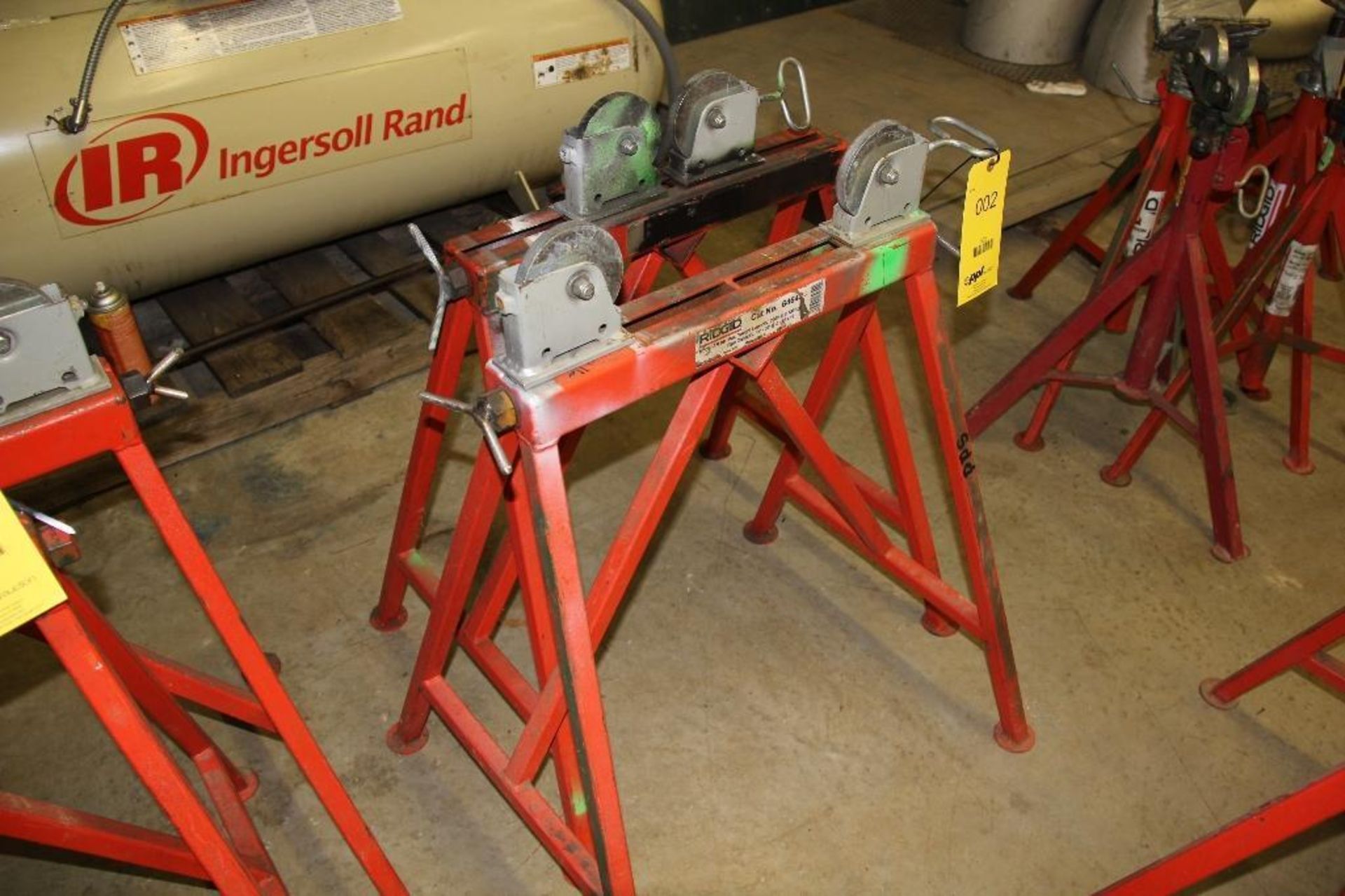 LOT: (2) Ridgid Model AR-99 Pipe Roller Stands, 2500 lb. Capacity, 1/2 in. to 36 in. Pipe Capacity - Image 3 of 4