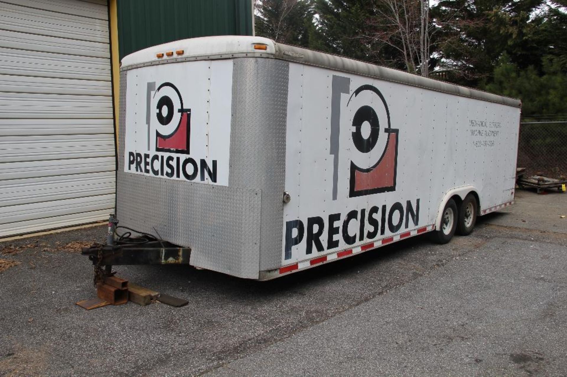 LOT: 1998 Pace 25 ft. Tandem-Axle Enclosed Trailer, VIN 4FPAB2422WG022288, Ball Hitch, Side Door,