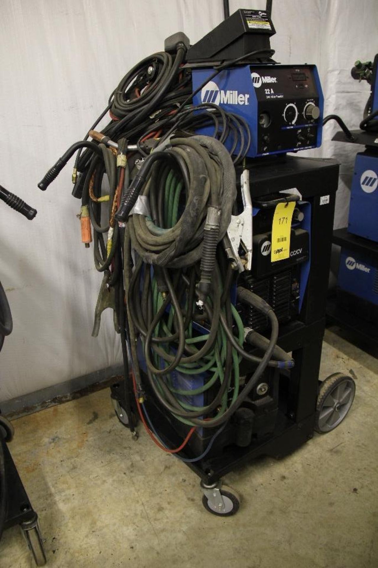 LOT: Miller Model XMT 350 CC/CV TIG Welder, S/N ME384045U (est. 2015), 300 Amps @ 100% Duty Cycle, - Image 5 of 5