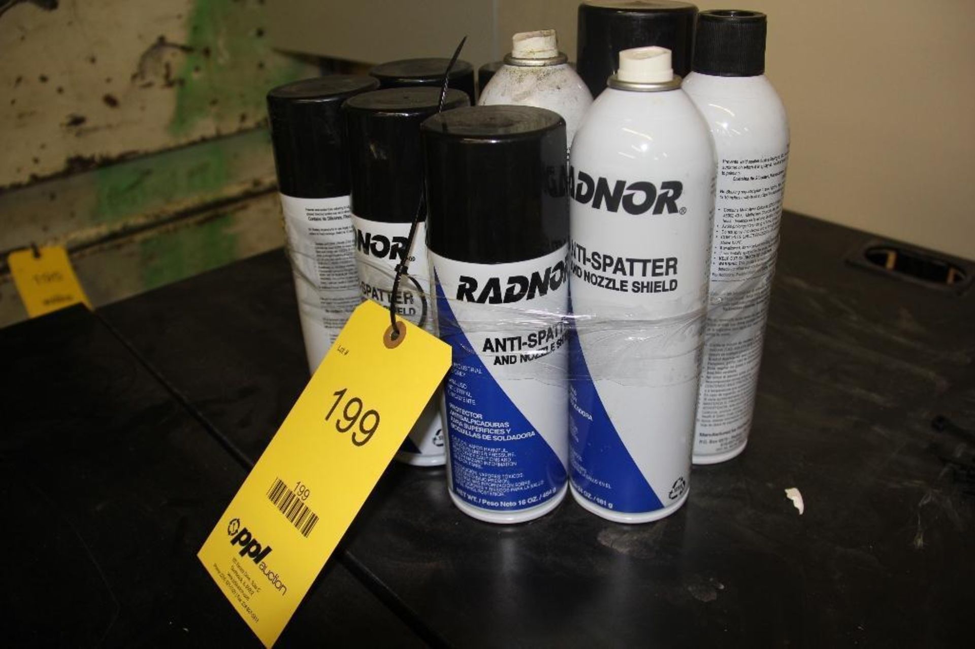 LOT: (9) Cans Radnor Anti-Spatter & Nozzle Shield