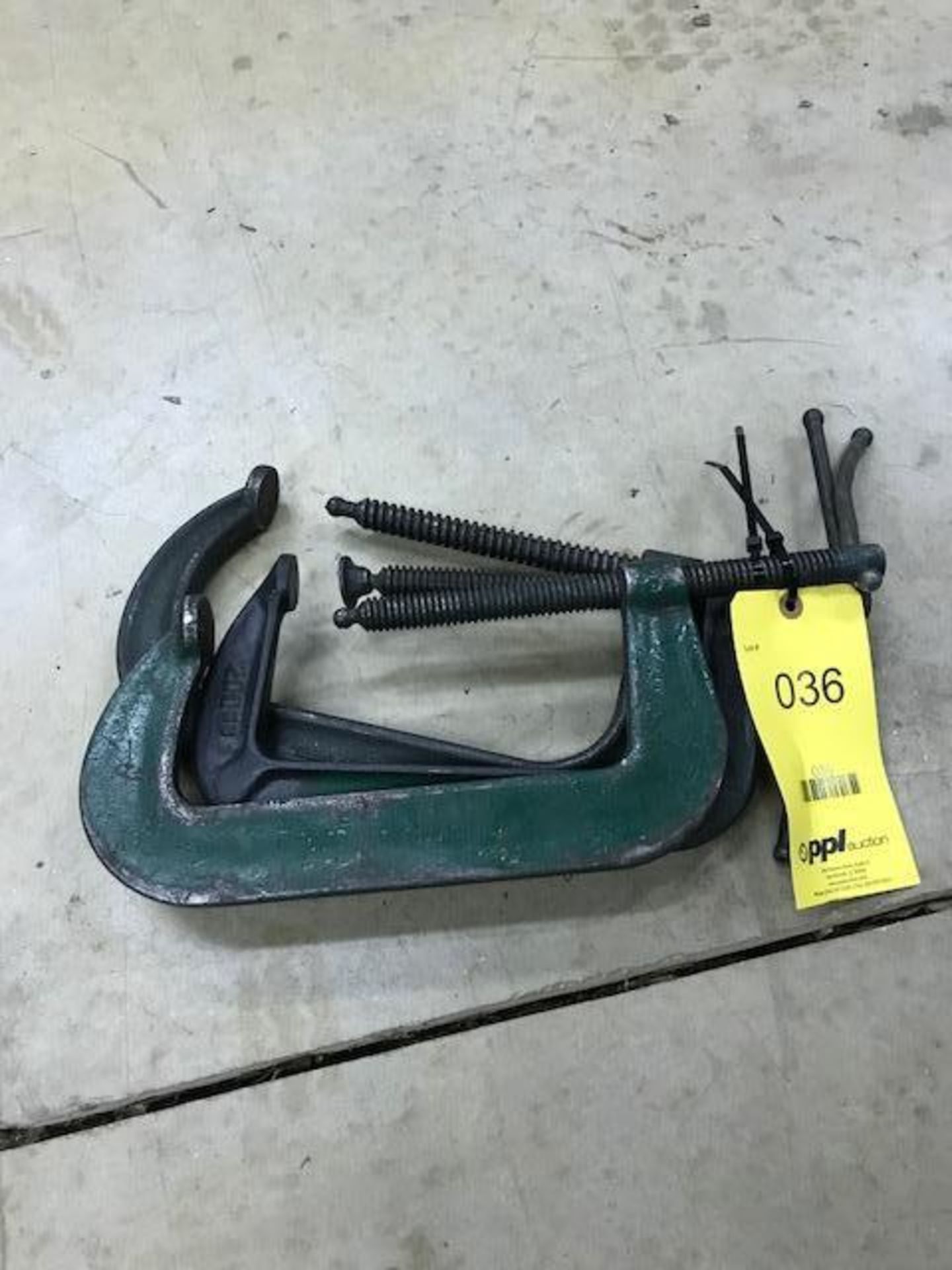 LOT: (3) 8 in. C-Clamps