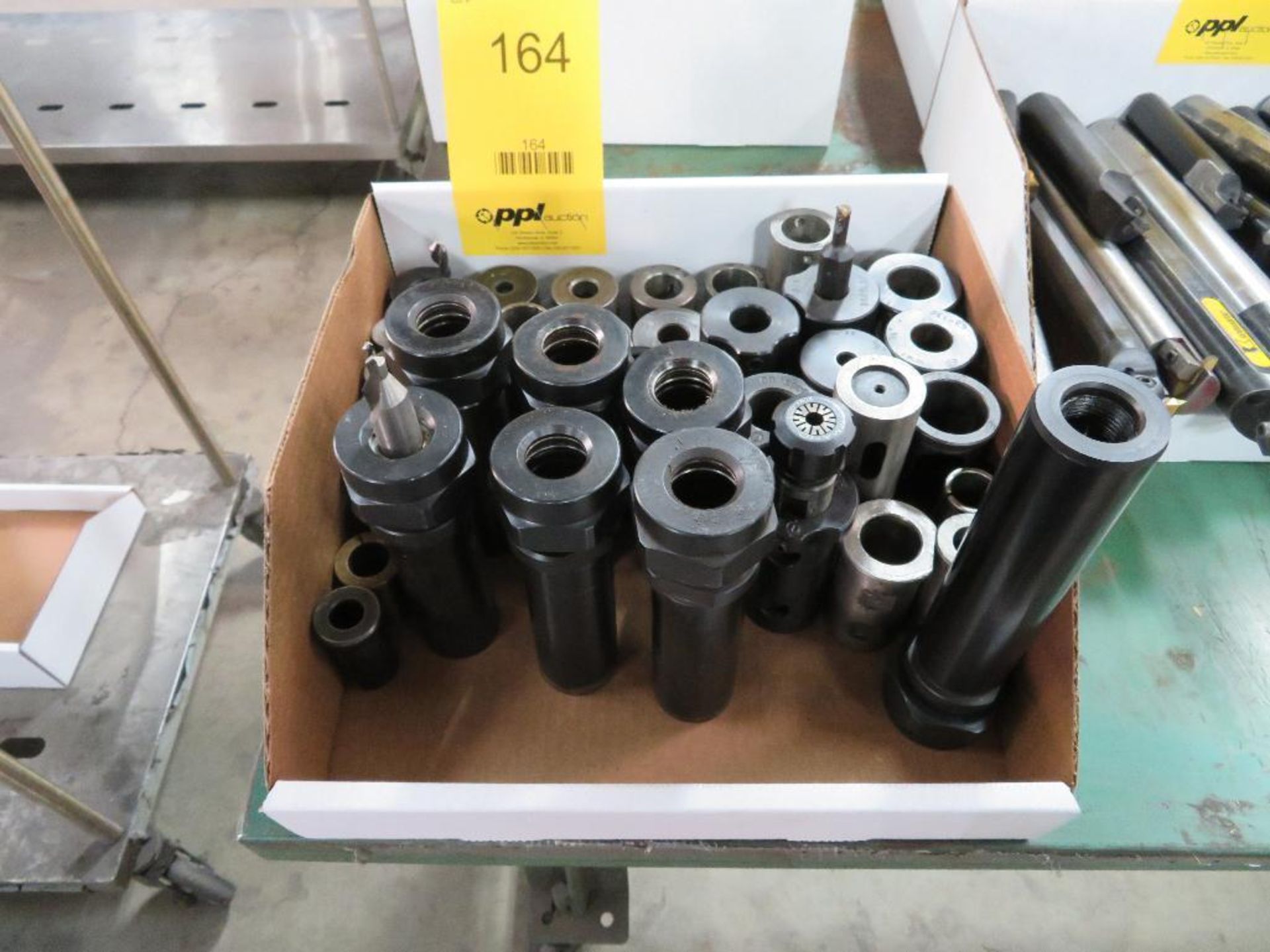 LOT: Assorted ER Collet Holders & Tool Bushings