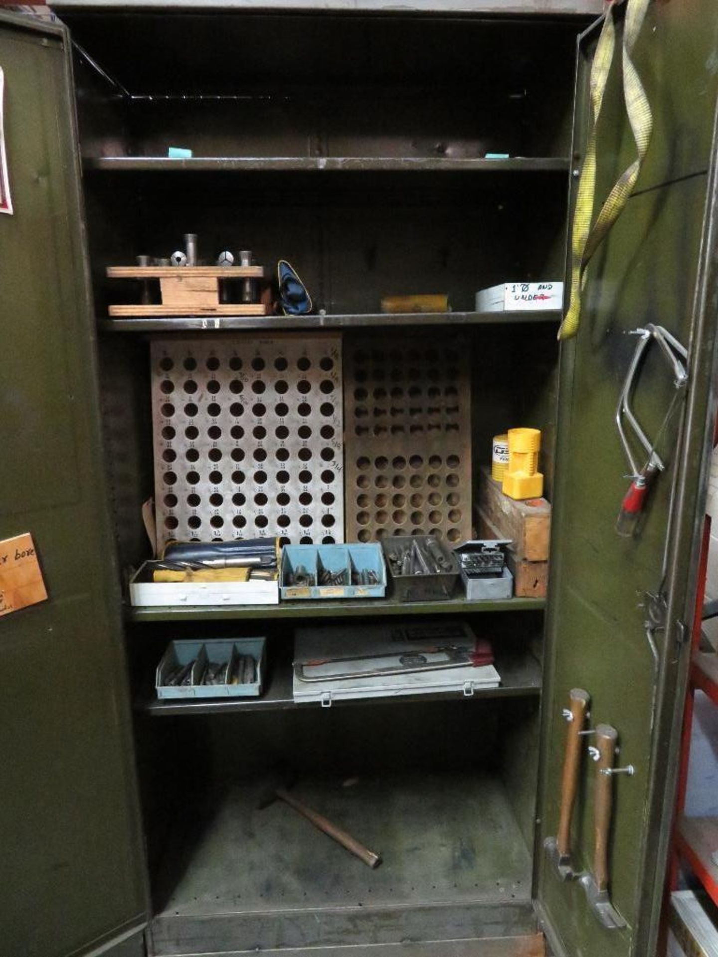 LOT: (2) Steel Cabinets with Contents of Abrasives & Assorted Tooling - Image 2 of 3