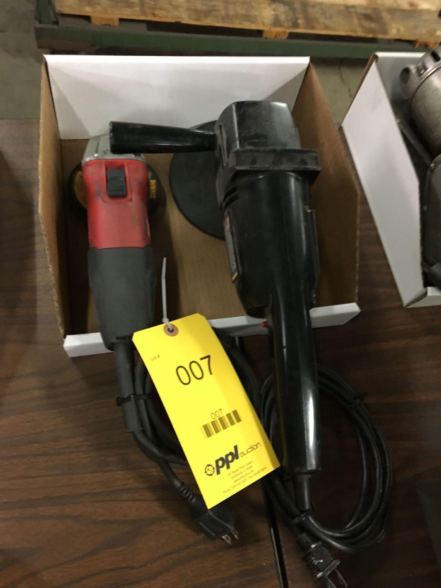 LOT: (2) Right Angle Grinders