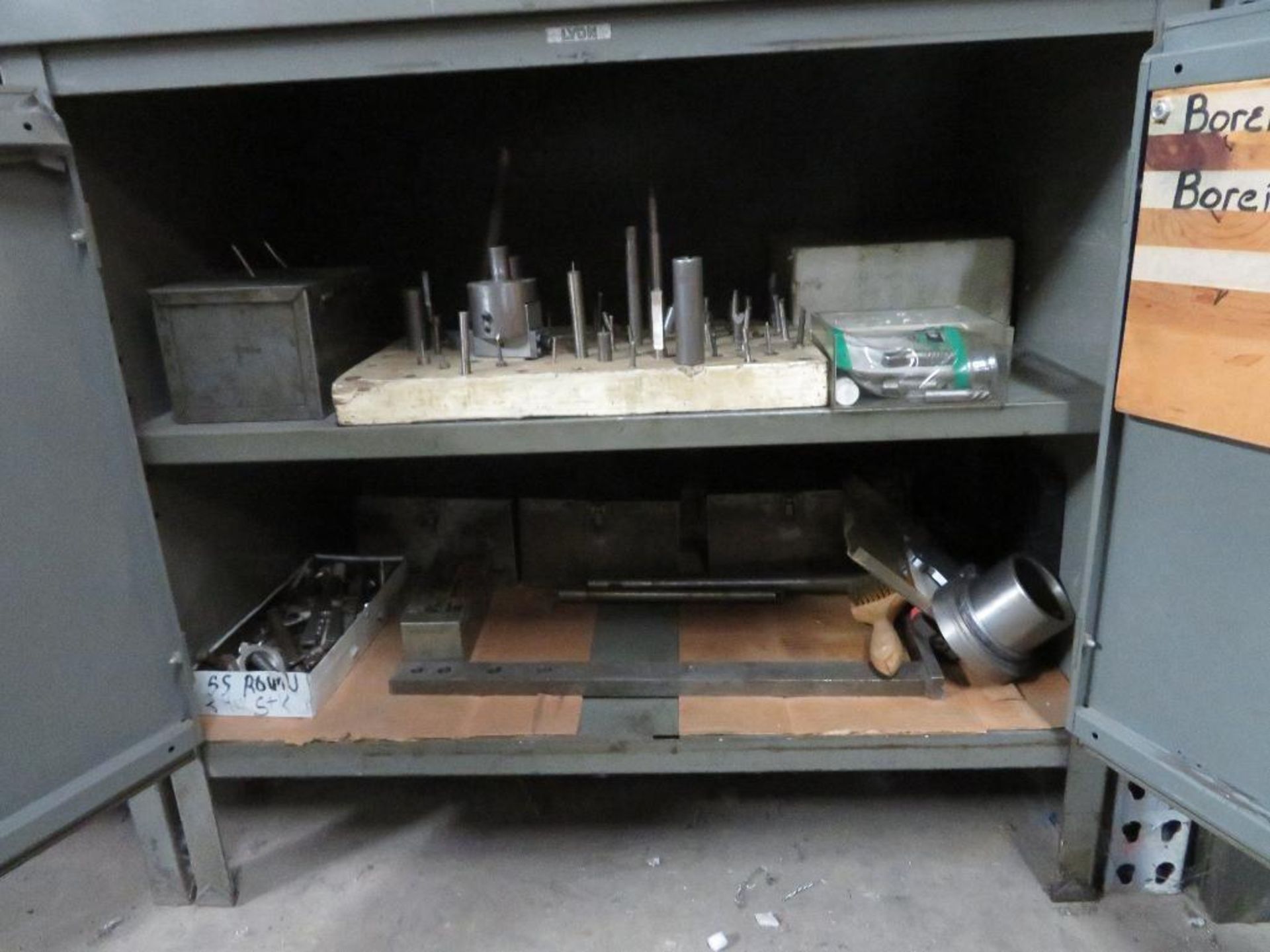 LOT: Steel Cabinets with Contents of Assorted Drill Bits, Punches, Countersinks, Taps, Hardware - Image 3 of 4