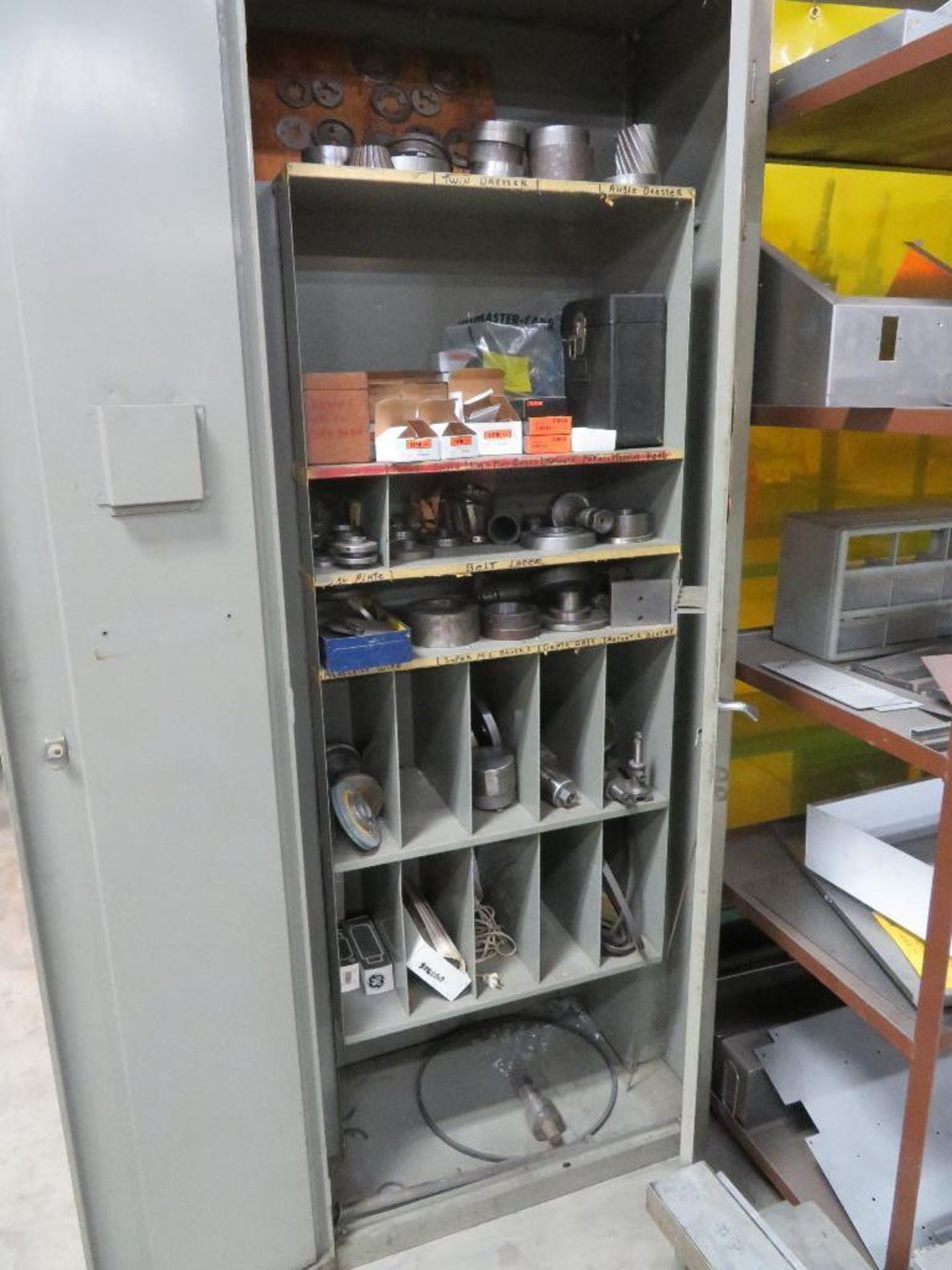 LOT: DoAll Supply Cabinet with Contents of Fixtures & Hardware