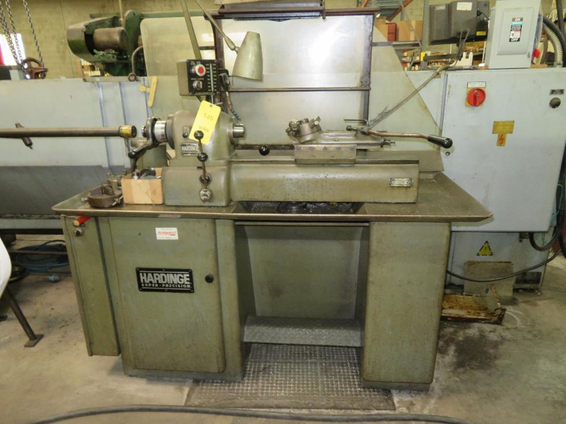 Hardinge Precision Turret Lathe Model DSM-59, S/N DV-59-14851, Collet Closer, Turret, Coolant,