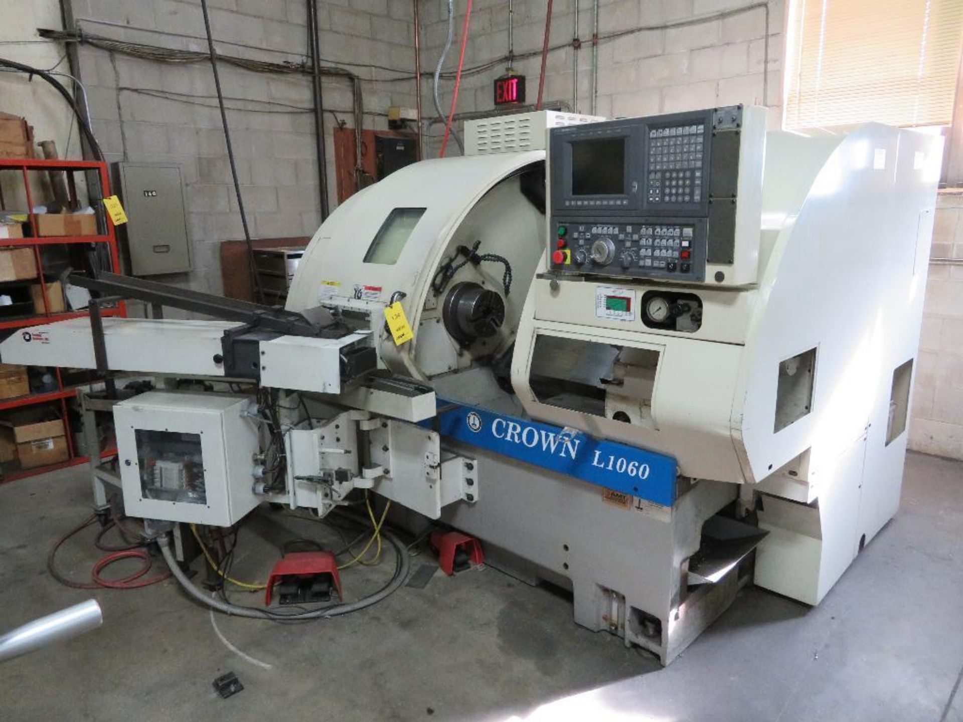 LOT: Okuma CNC Turning Center Model Crown L1060, Type 762E, S/N 10121314, 8 in. 3-Jaw Chuck, 12