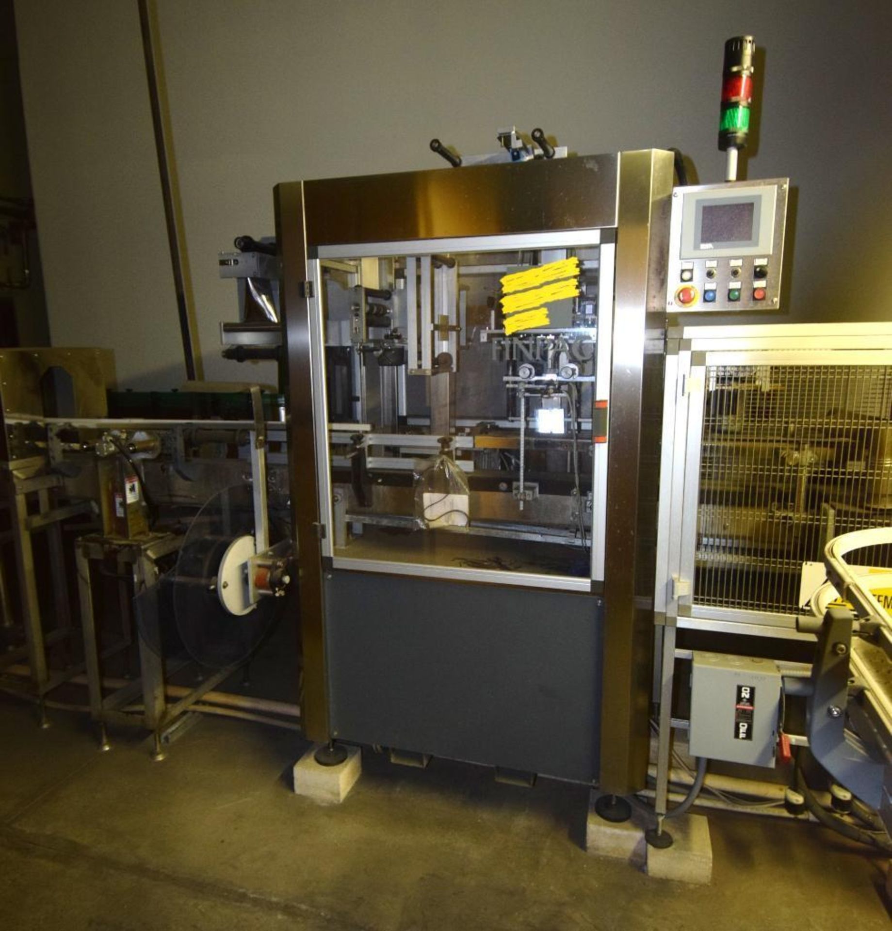 LOT: Finpac Shrink Sleeving System Model SHM-A1, S/N 12509 (2009), Designed to Accept Labeling Films - Image 3 of 17