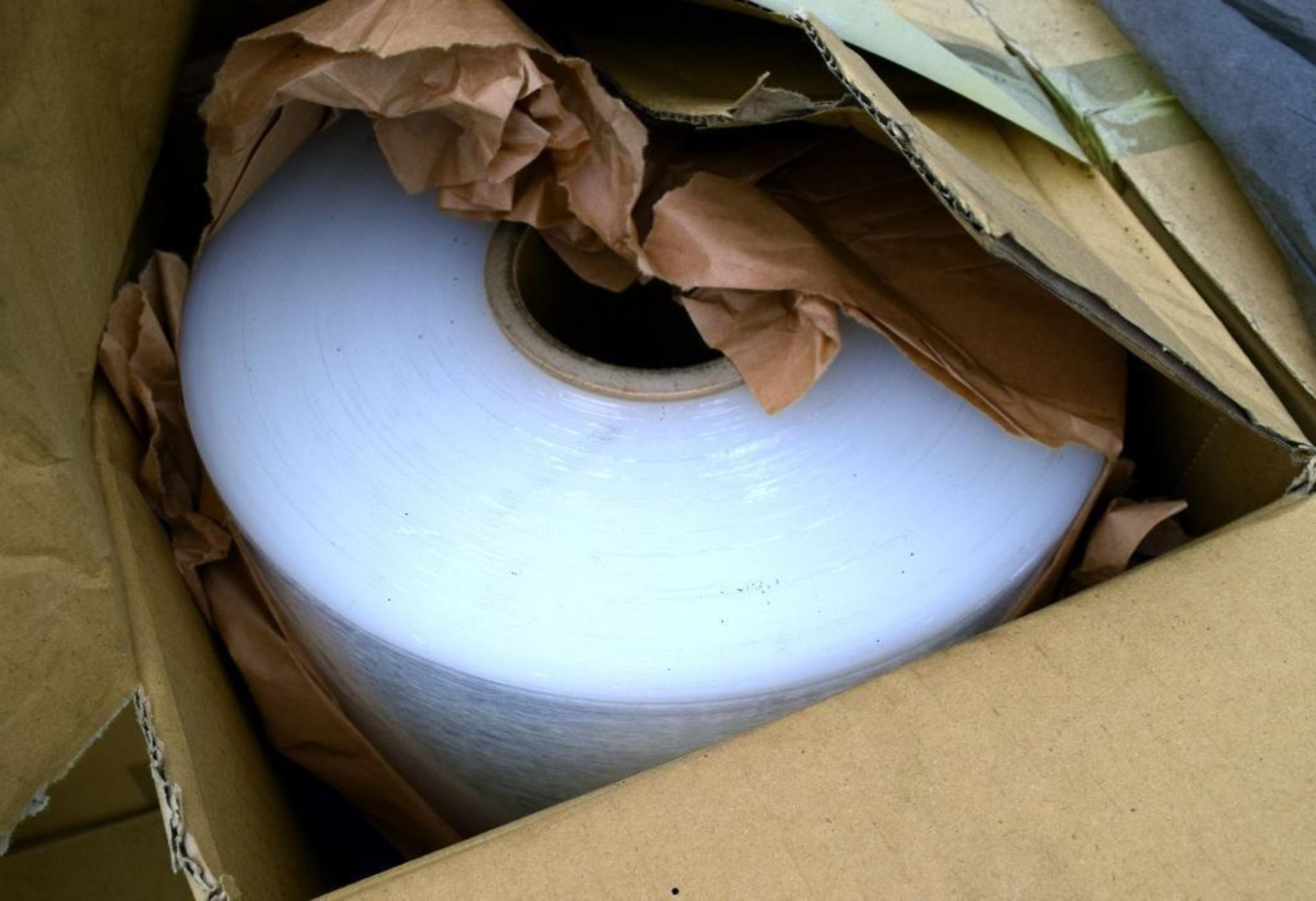 LOT: (31) Boxes of 500mm Clear Plastic Rolls, 2000m (est.) - Image 3 of 4