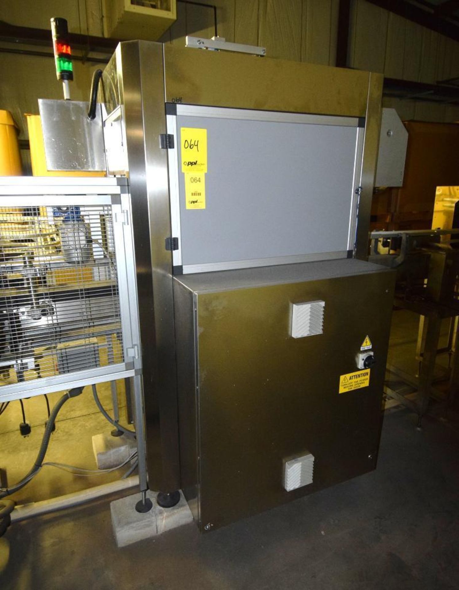 LOT: Finpac Shrink Sleeving System Model SHM-A1, S/N 12509 (2009), Designed to Accept Labeling Films - Image 12 of 17