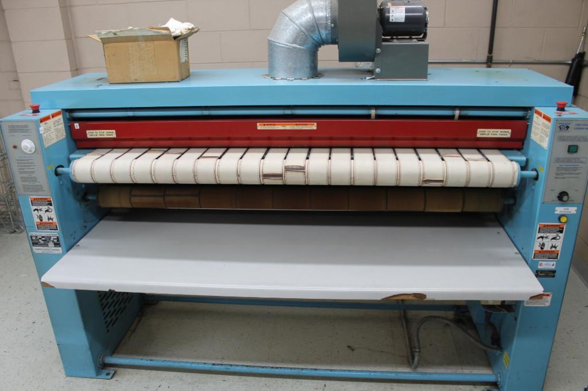 Chicago Flatwork Ironer (linen ironer) Model GA-EX, S/N 45942, 120V, 4A, Gas Burning Unit, Operates - Image 2 of 6