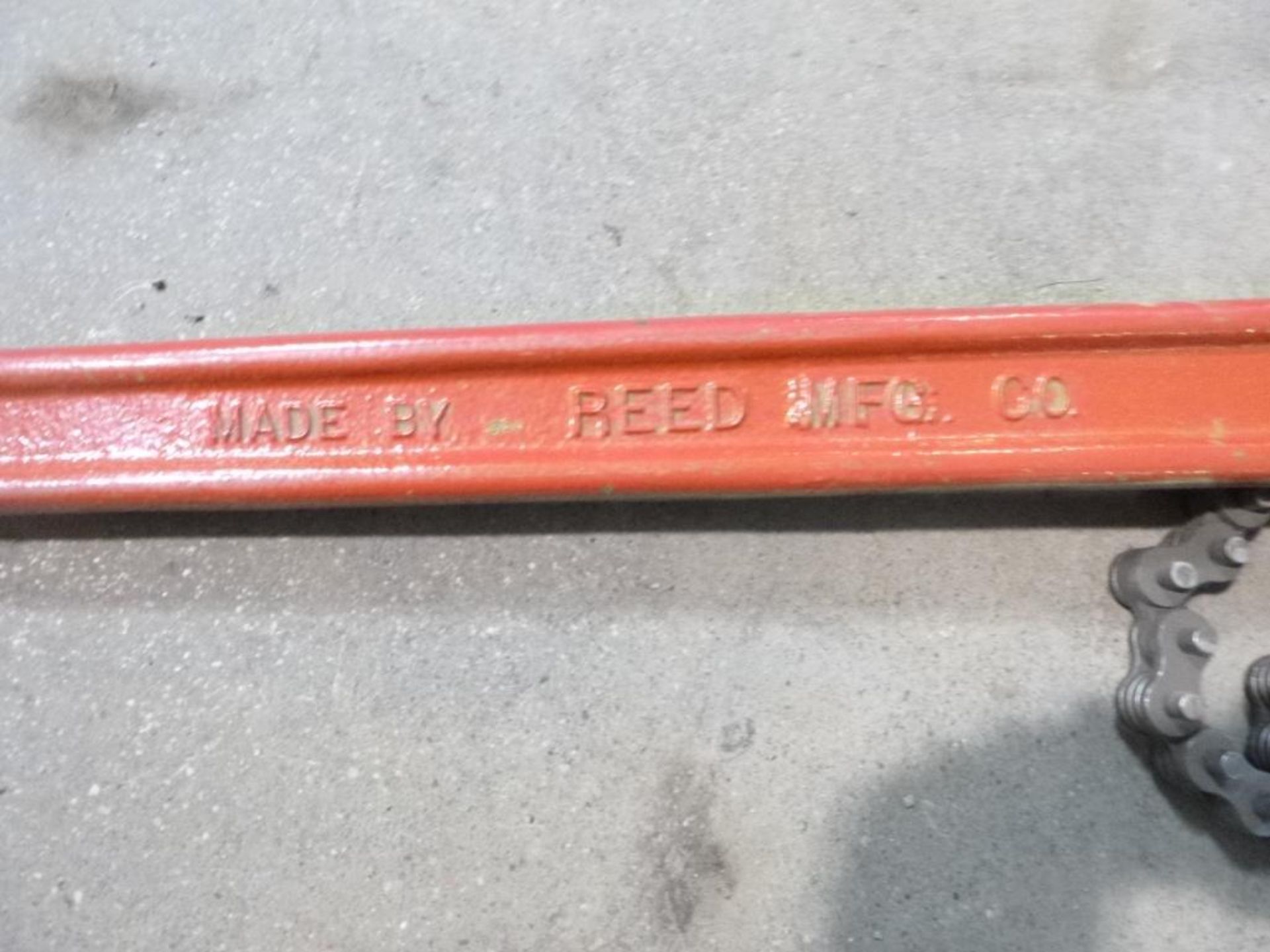 LOT: Wrench, Pipe Chain 6 in., Reed Manuf. #WA48; Wrench, Pipe Chain 6 in., Record 233 1/2; Wrench, - Bild 3 aus 8