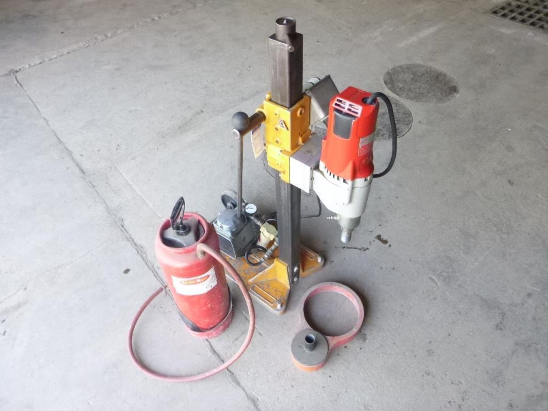 LOT: Drill, Core Stationary, Sanders Saws SD-100; Tank, Water for Core Drill, Dia. Products; Trap, W - Image 3 of 3