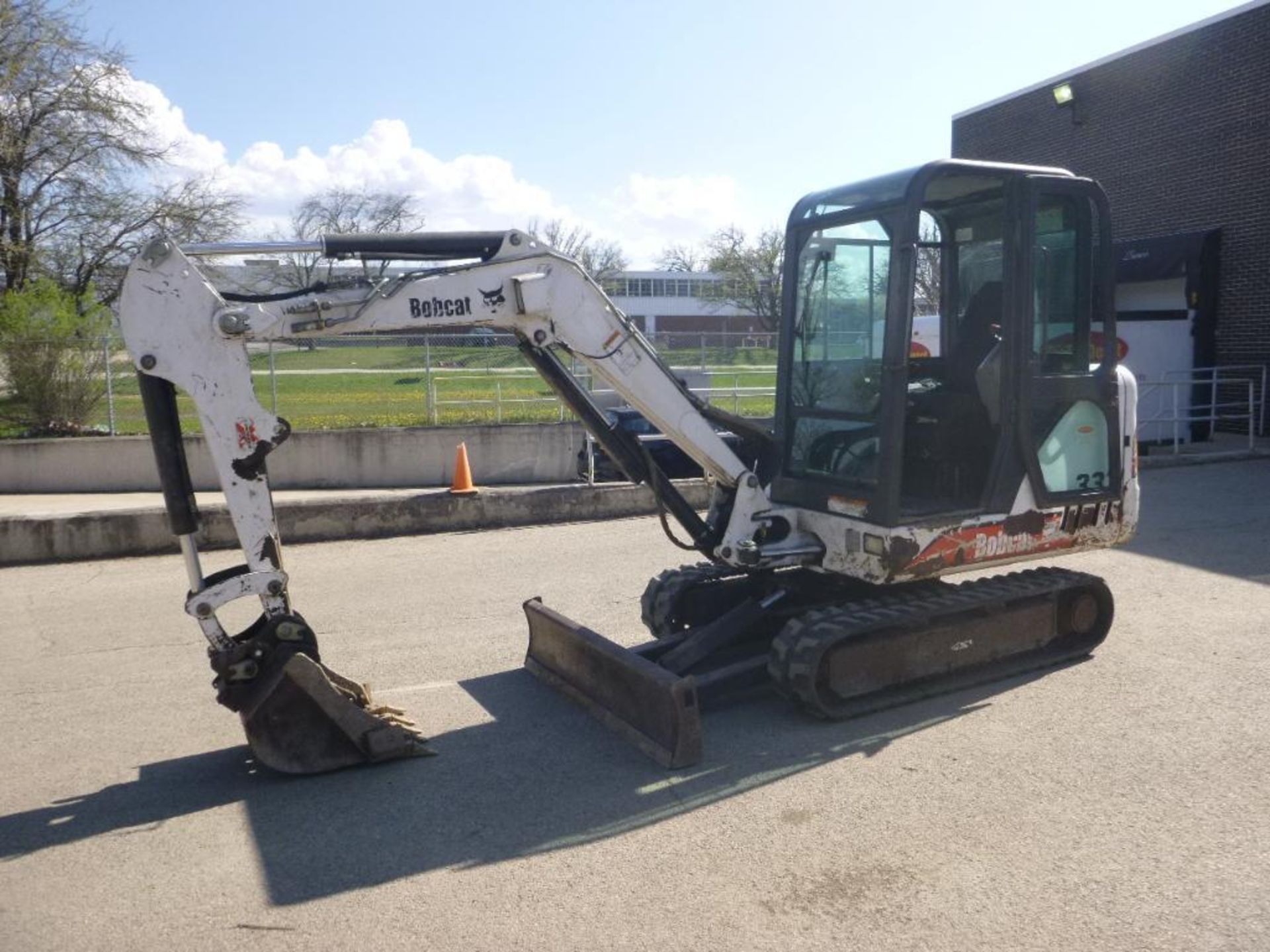 Bobcat Mini Excavator Model 331 S/N232513579 10 ft., 40 HP, Bucket, Blade