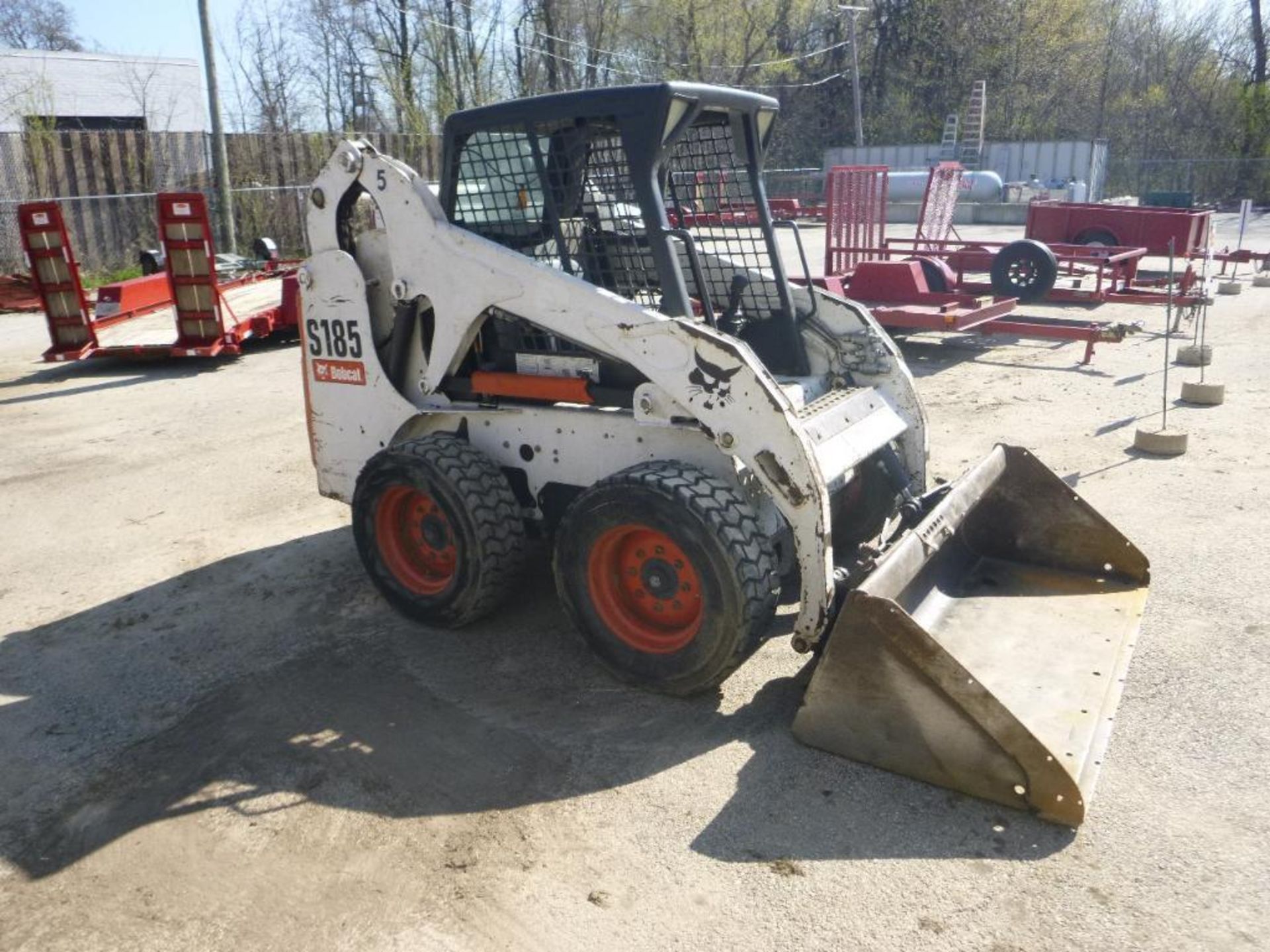 Bobcat Diesel Skid Steer Loader Model S185, S/N #8564 - Image 3 of 6