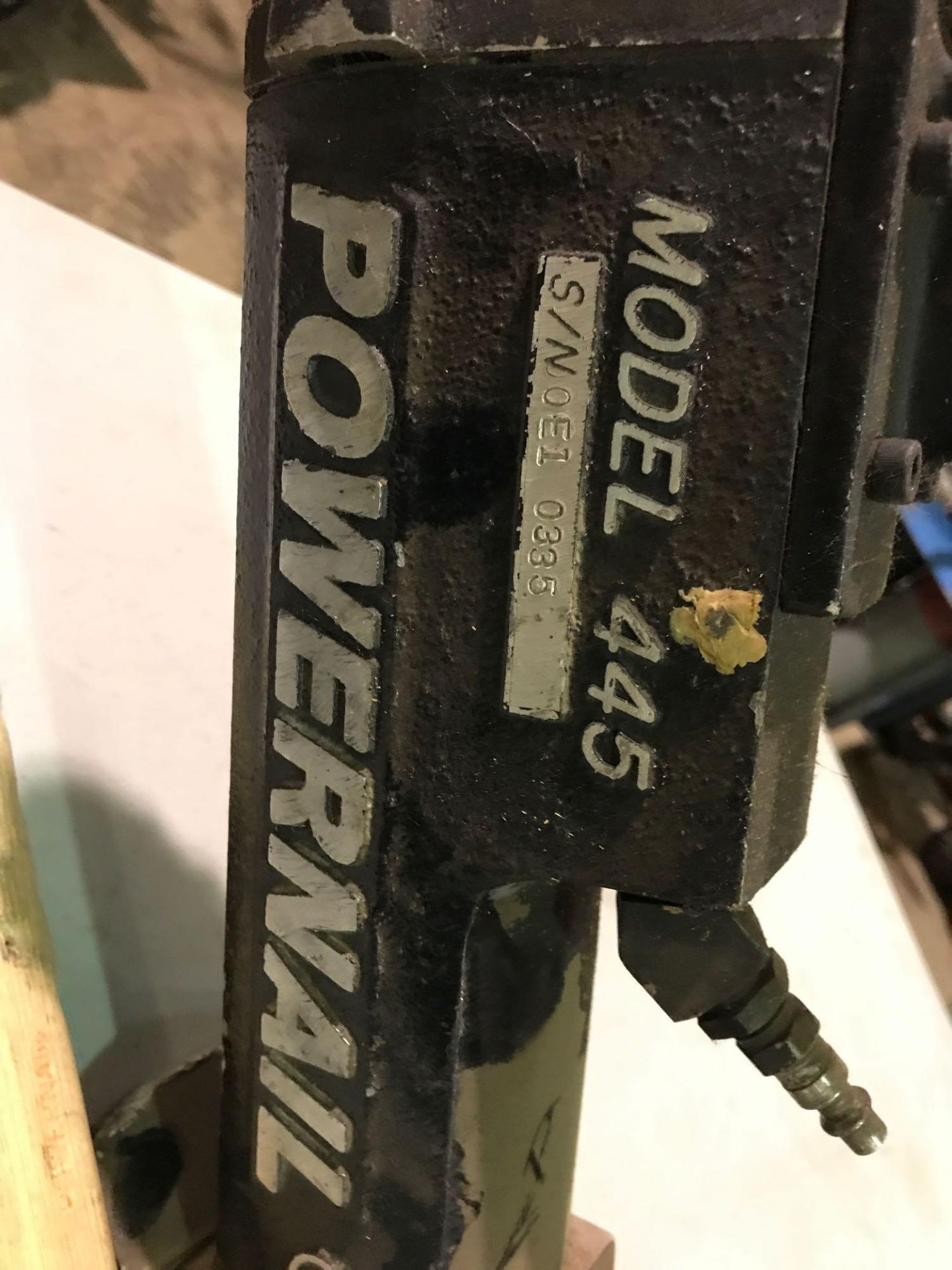 Pneumatic Powernail Model 445, Pneumatic Floor Nailer and Hammer - Image 2 of 2