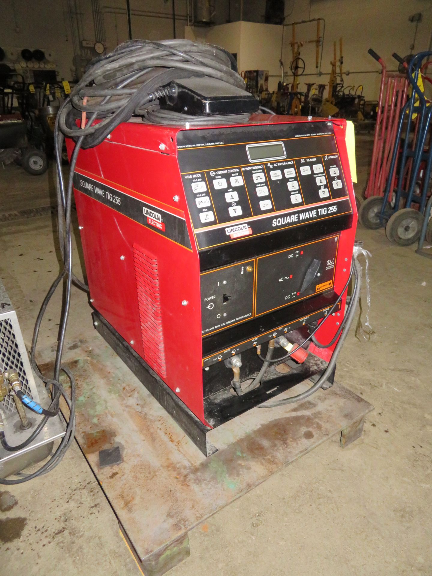 Lincoln 255 Amp TIG Welder Model SquareWave TIG 255, with Cables, Gun, Radiator - Image 2 of 6