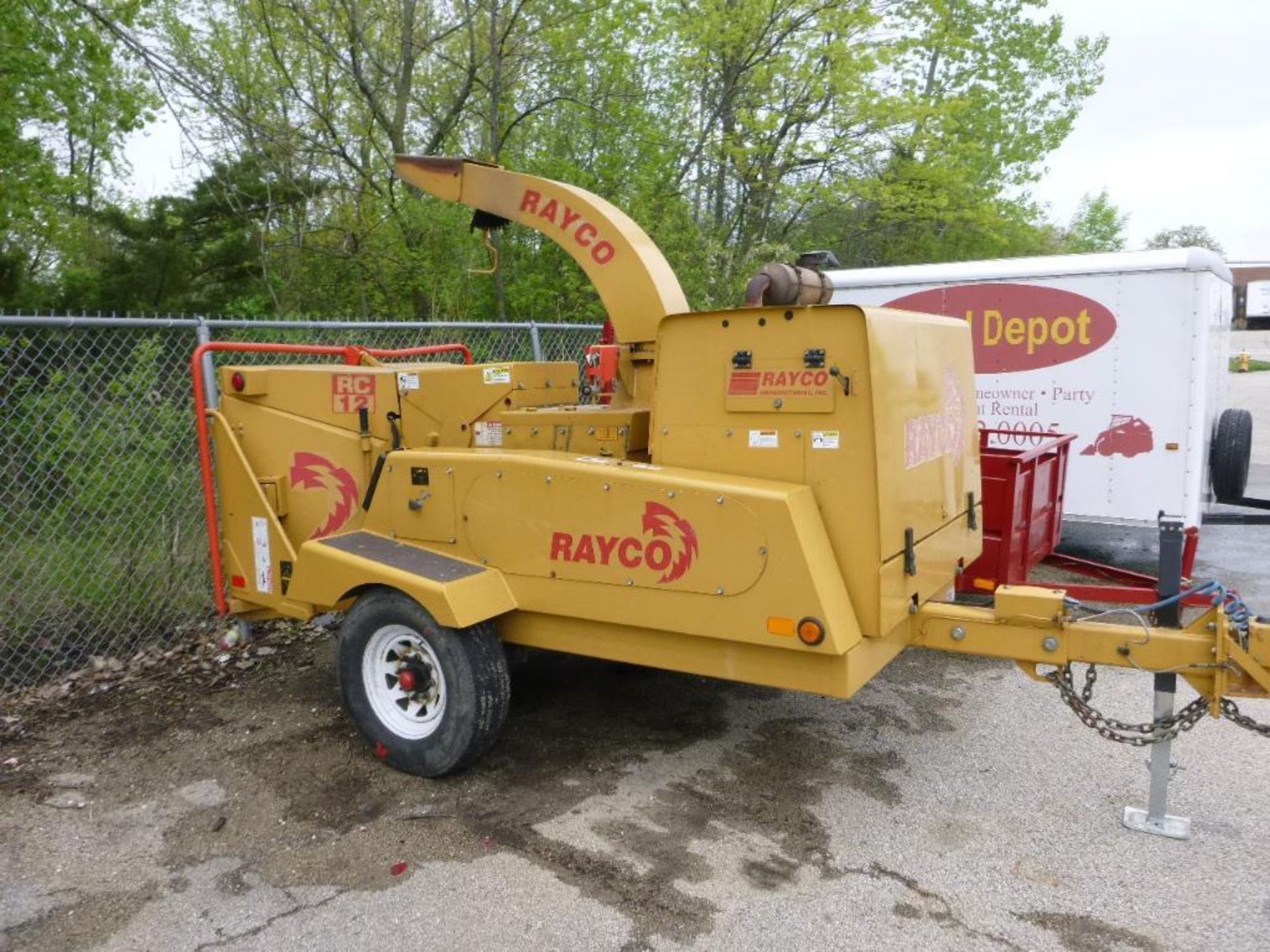Rayco RC 12 86 HP 12 in. Chipper, Trailer Mounted