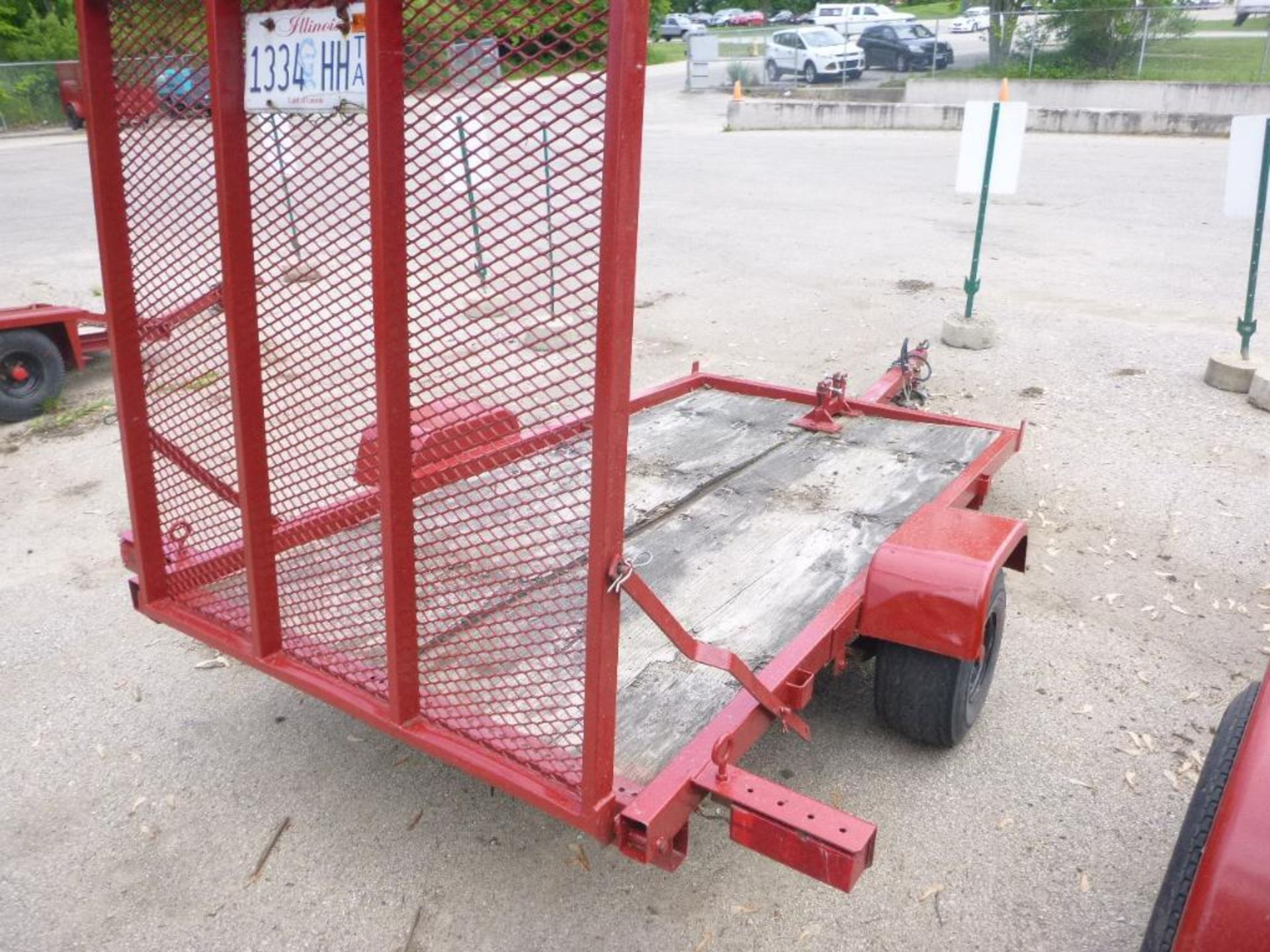 Trailer, 8 ft. x 4 ft. Deck, Drop Down Ramp, Accomidates Stump Grinder 20 H - Image 7 of 8