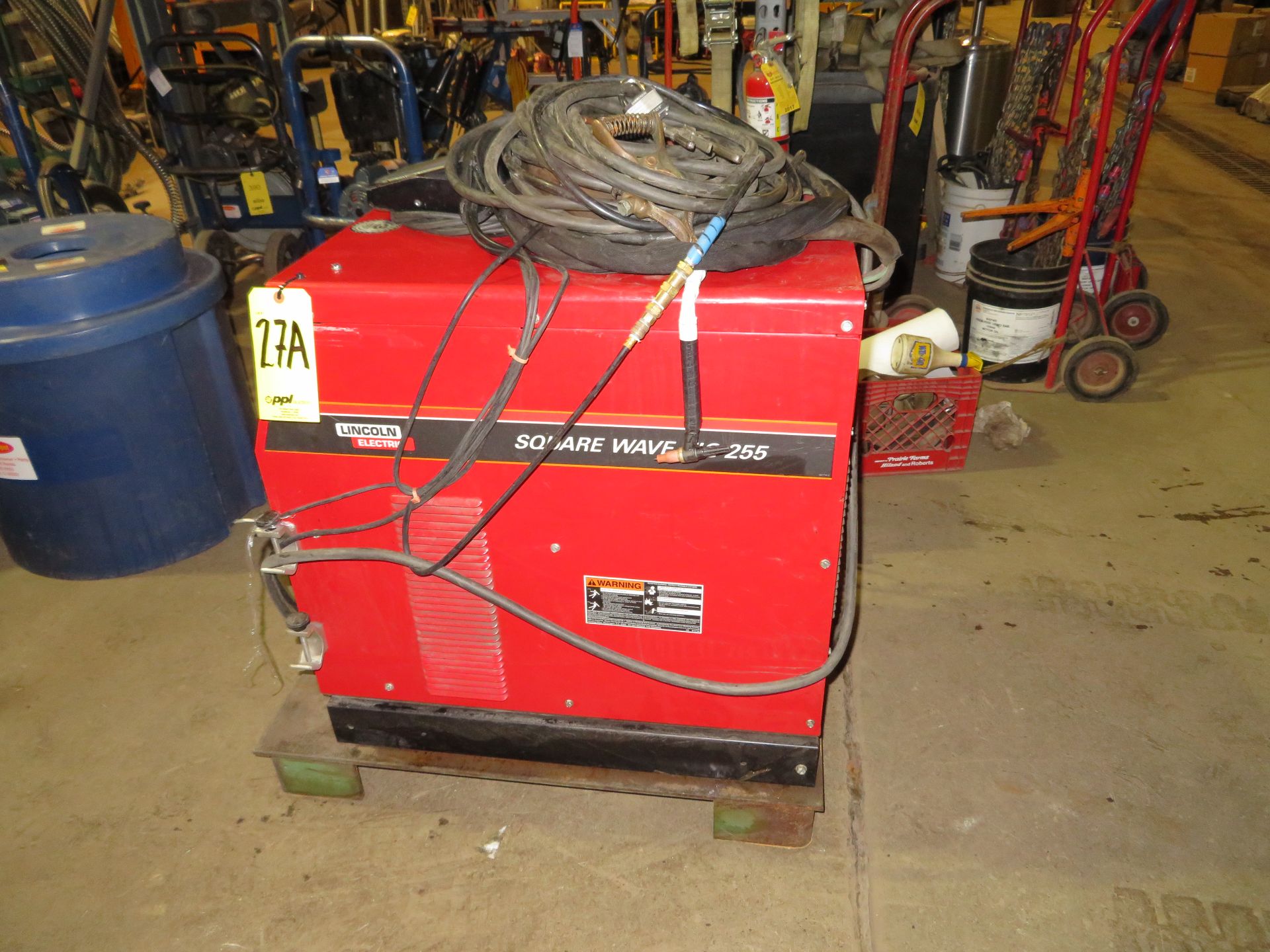 Lincoln 255 Amp TIG Welder Model SquareWave TIG 255, with Cables, Gun, Radiator - Image 3 of 6