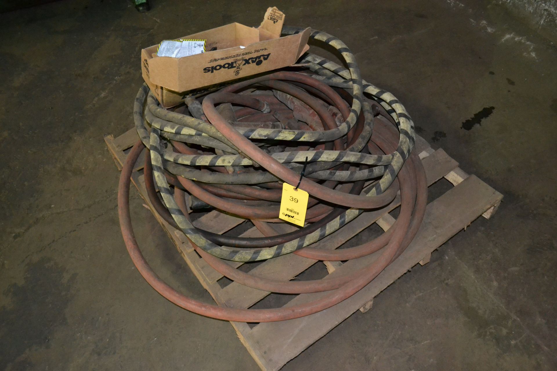 LOT: Assorted Air Hose on Skid
