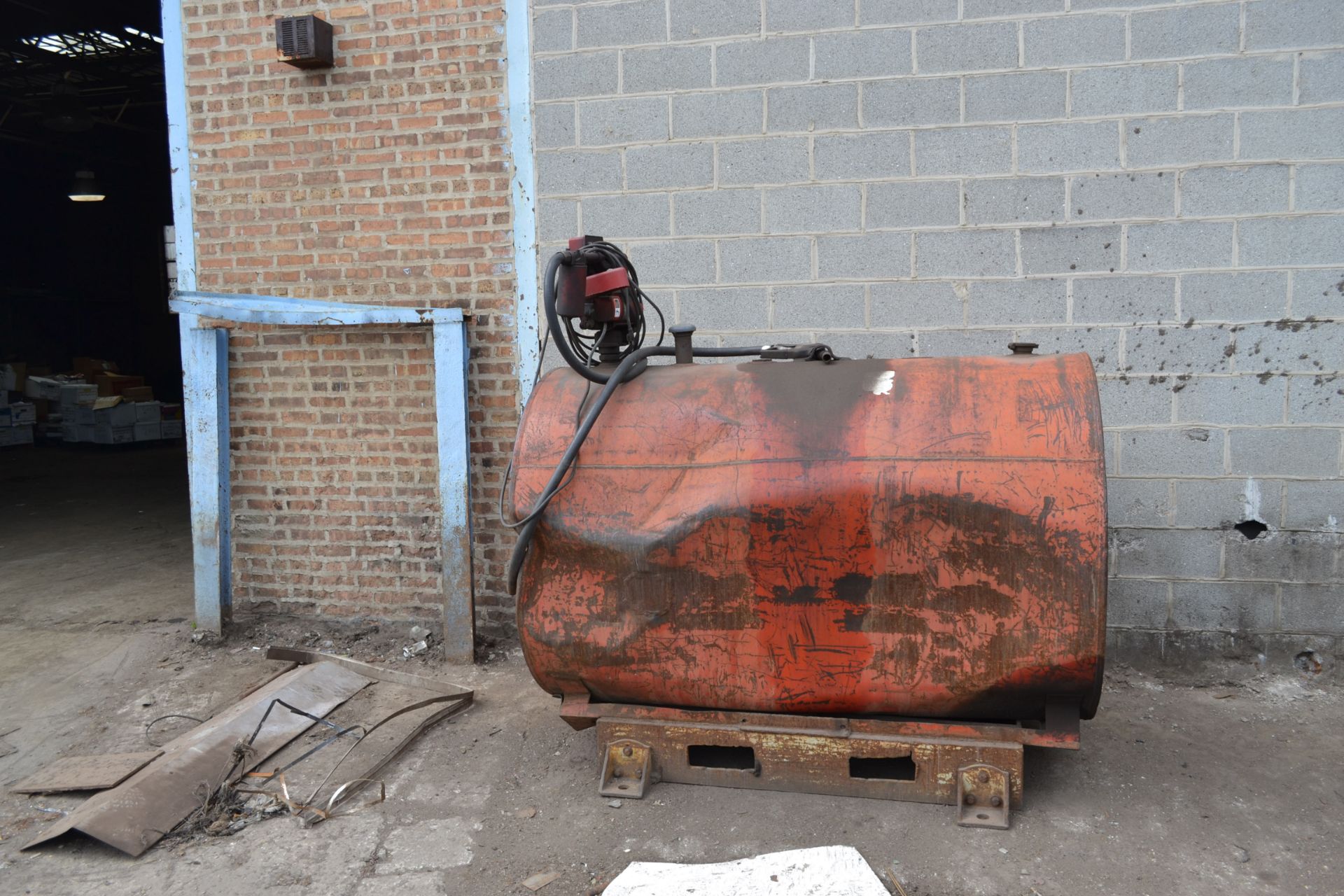 300 Gallon (est.) Diesel Fuel Tank with Pump