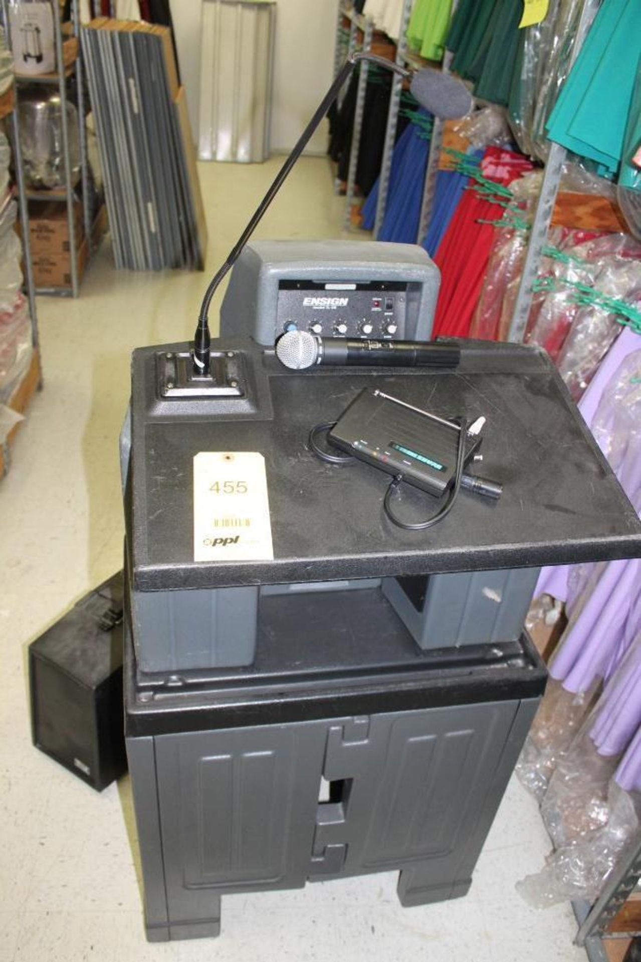 LOT: Anchor Ensign Podium Style PA System, with Additional Speakers/Stand and Additional Hand Held M - Image 2 of 3