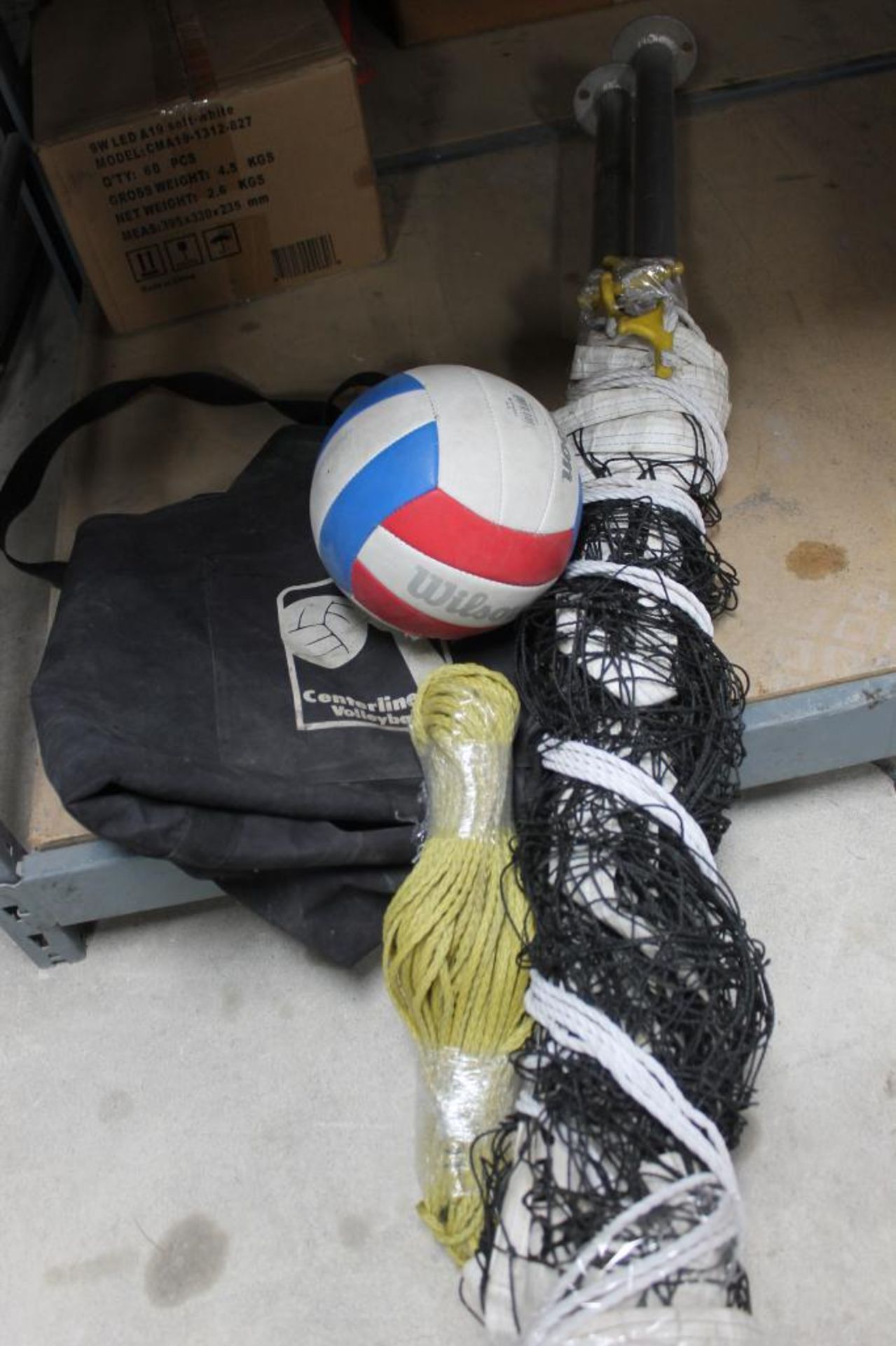 Volley Ball Set (includes net, ball, uprights, out-of-bounds rope)