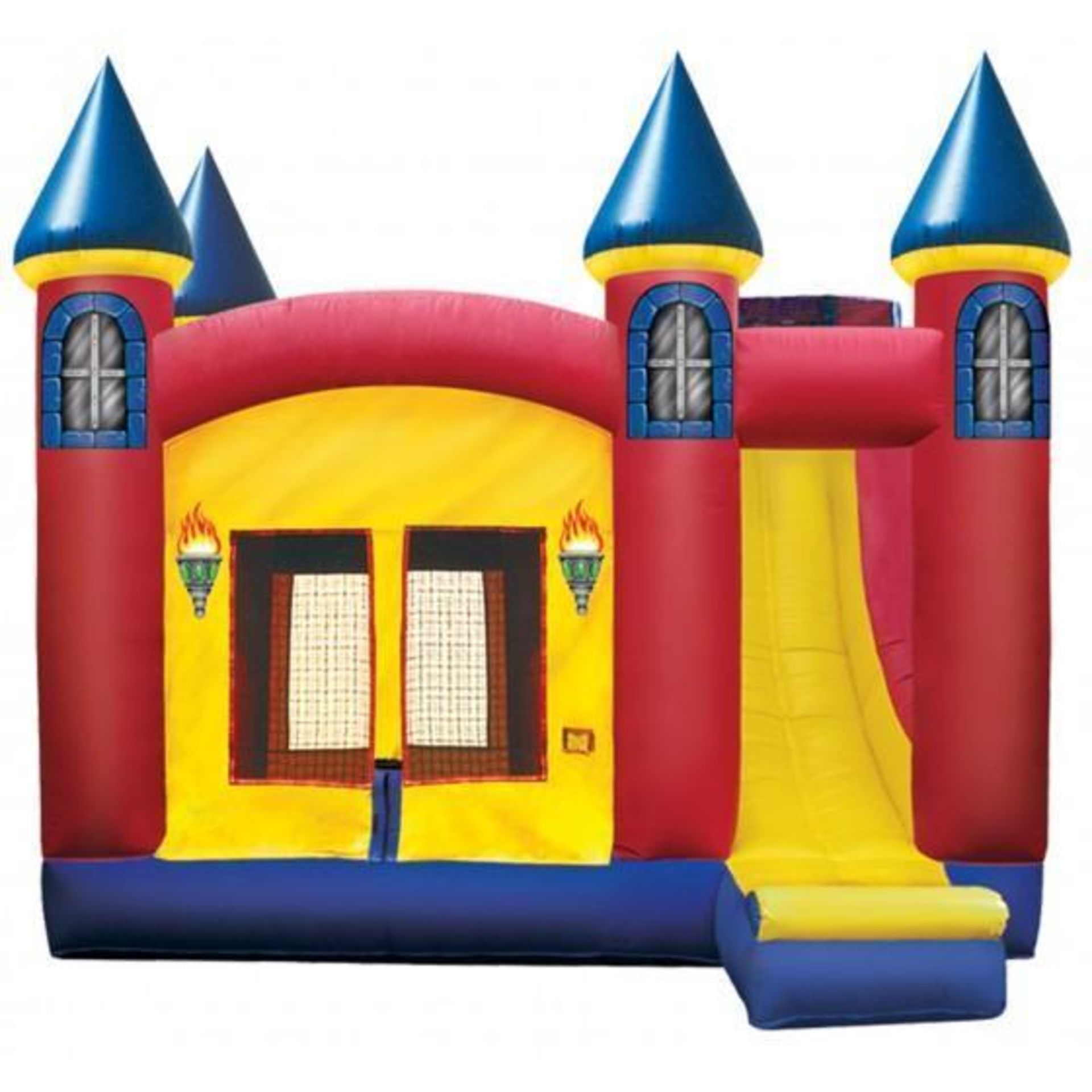 18 ft. x 16 ft. Castle Moonwalk with Slide (includes blower)