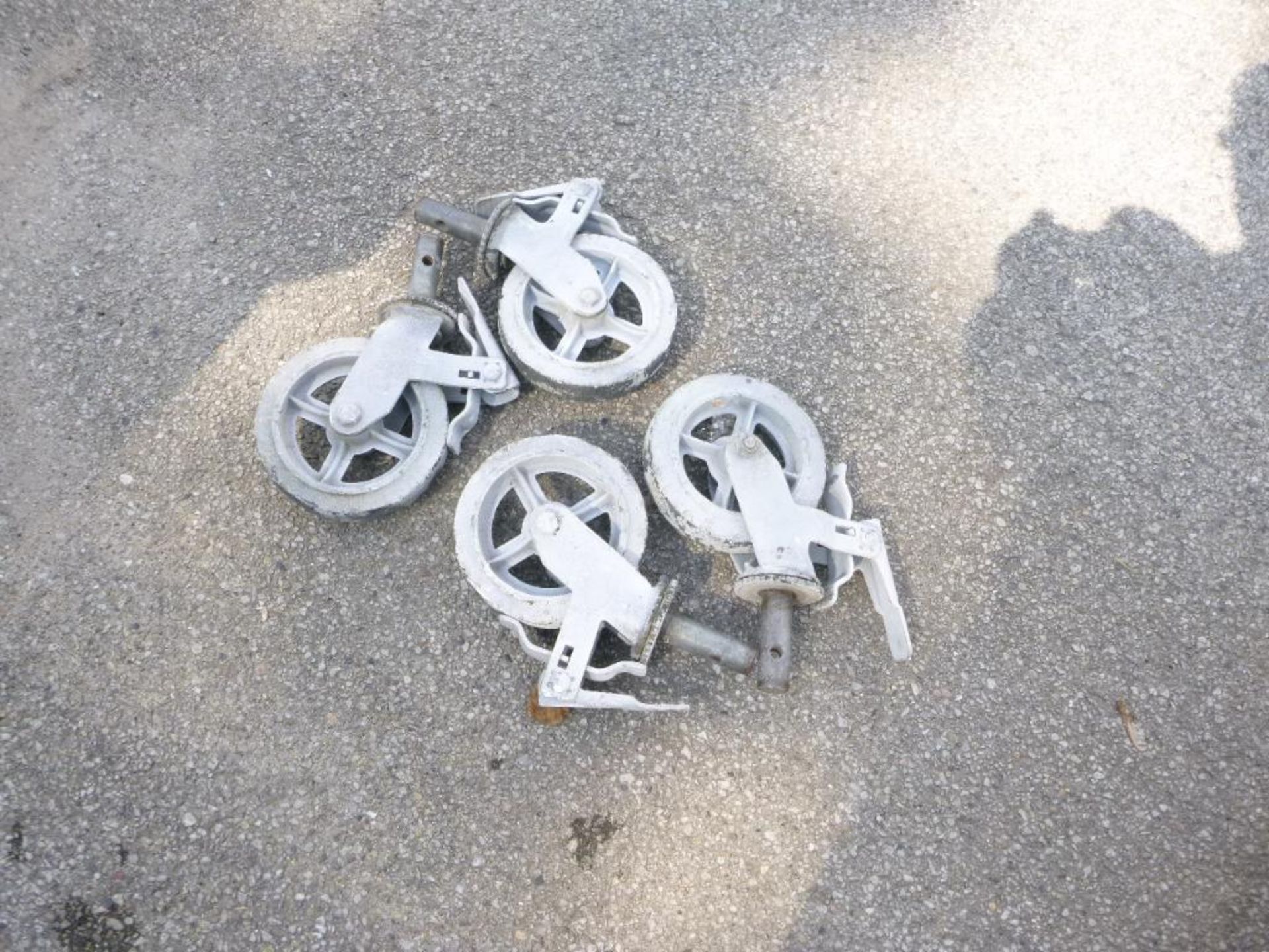 LOT: (4) Scaffold Casters 8 in.