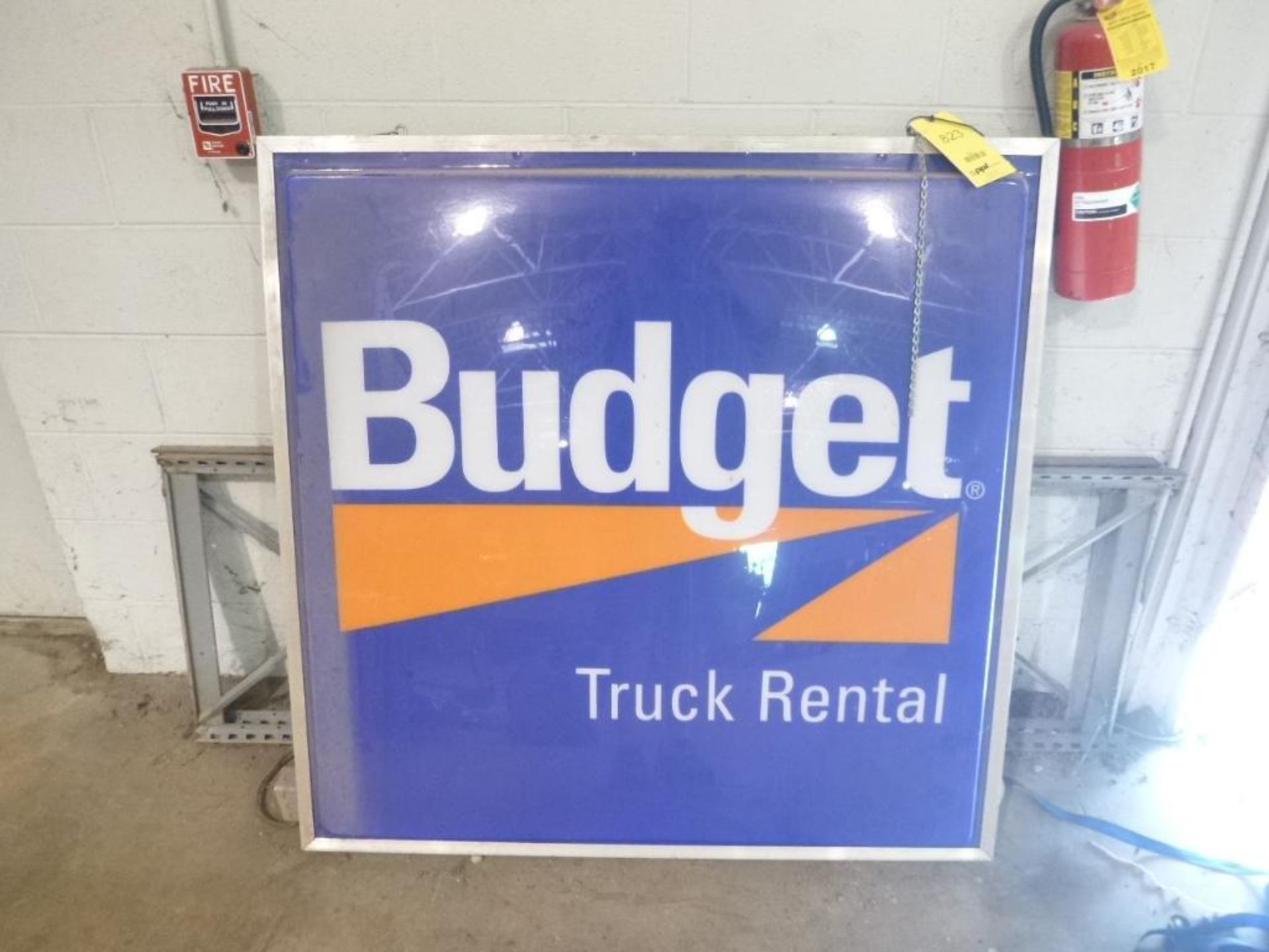 Budget Truck Rental Sign 4 ft. x 4 ft. 2 sided