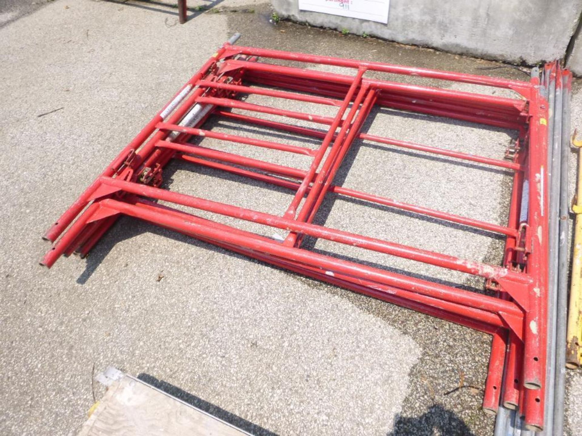 LOT: (6) Scaffold Frames 4 ft. 6 in. - Image 2 of 2