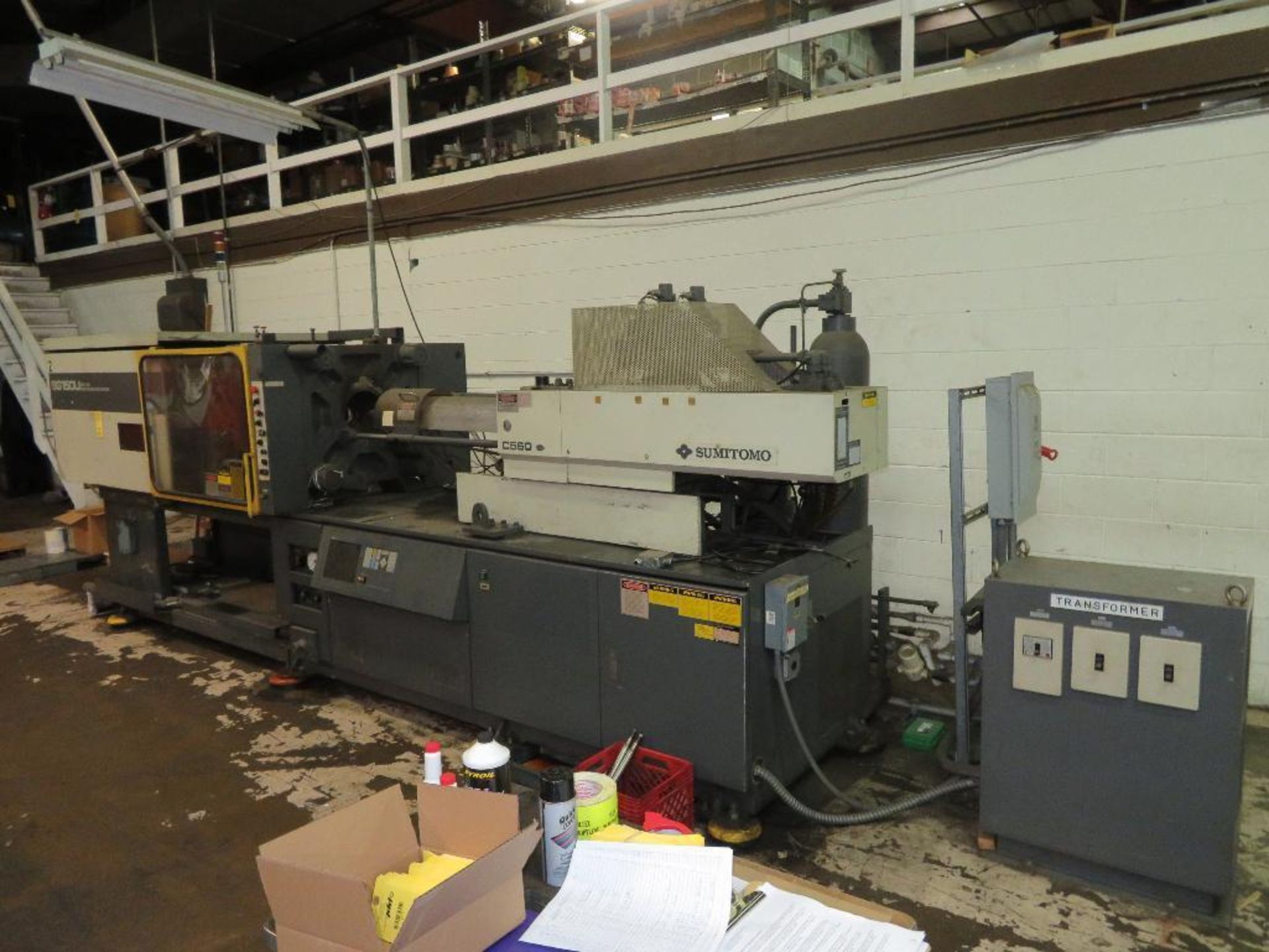 Sumitomo 150 Ton, 8.5 oz. Hydraulic Injection Molding Machine Model SG150U-SYCAP MIII, S/N M0HL8019 - Image 2 of 5