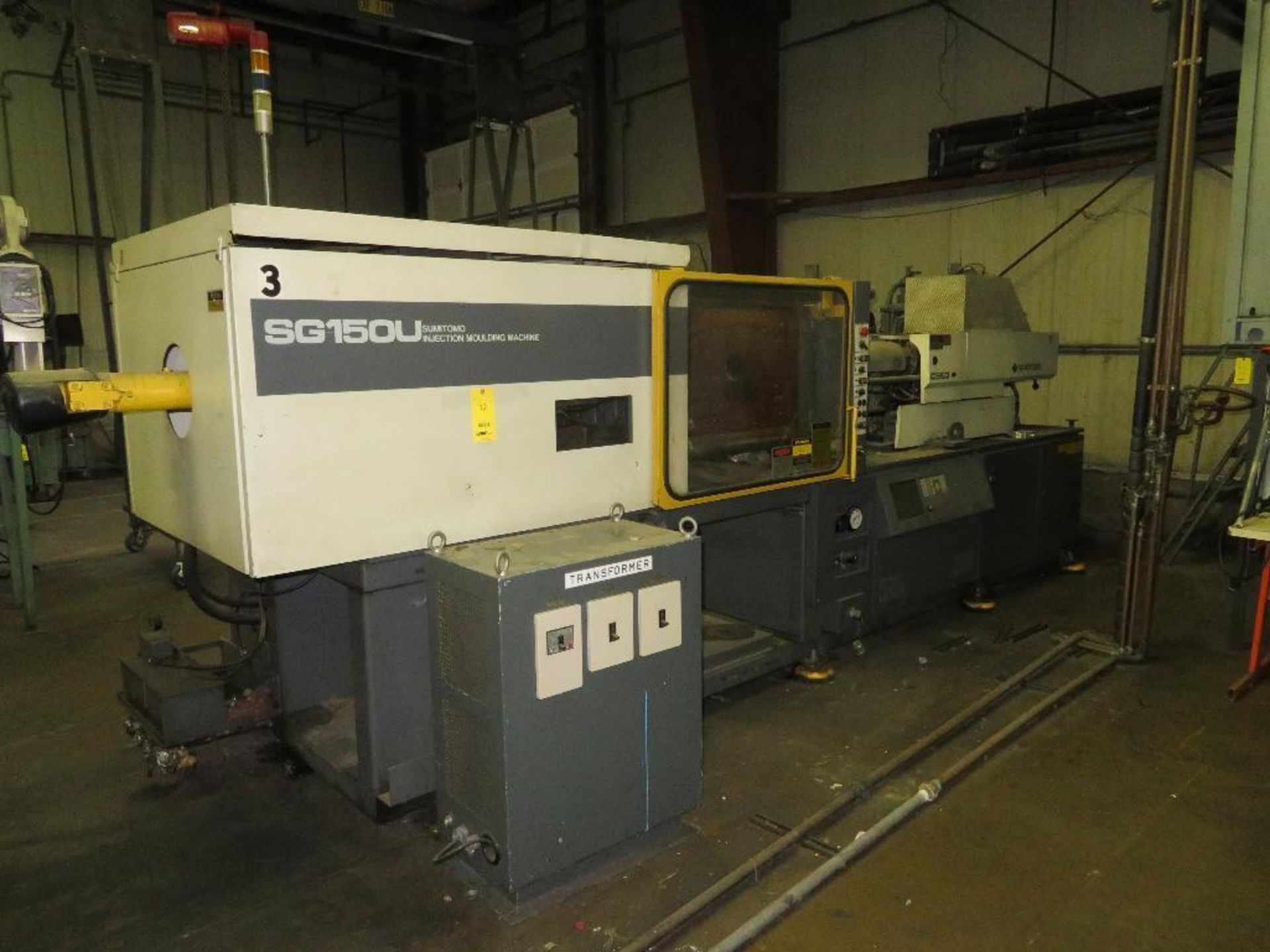 Sumitomo 150 Ton, 8.5 oz. Hydraulic Injection Molding Machine Model SG150U-SYCAP MIII, S/N M0HL8023