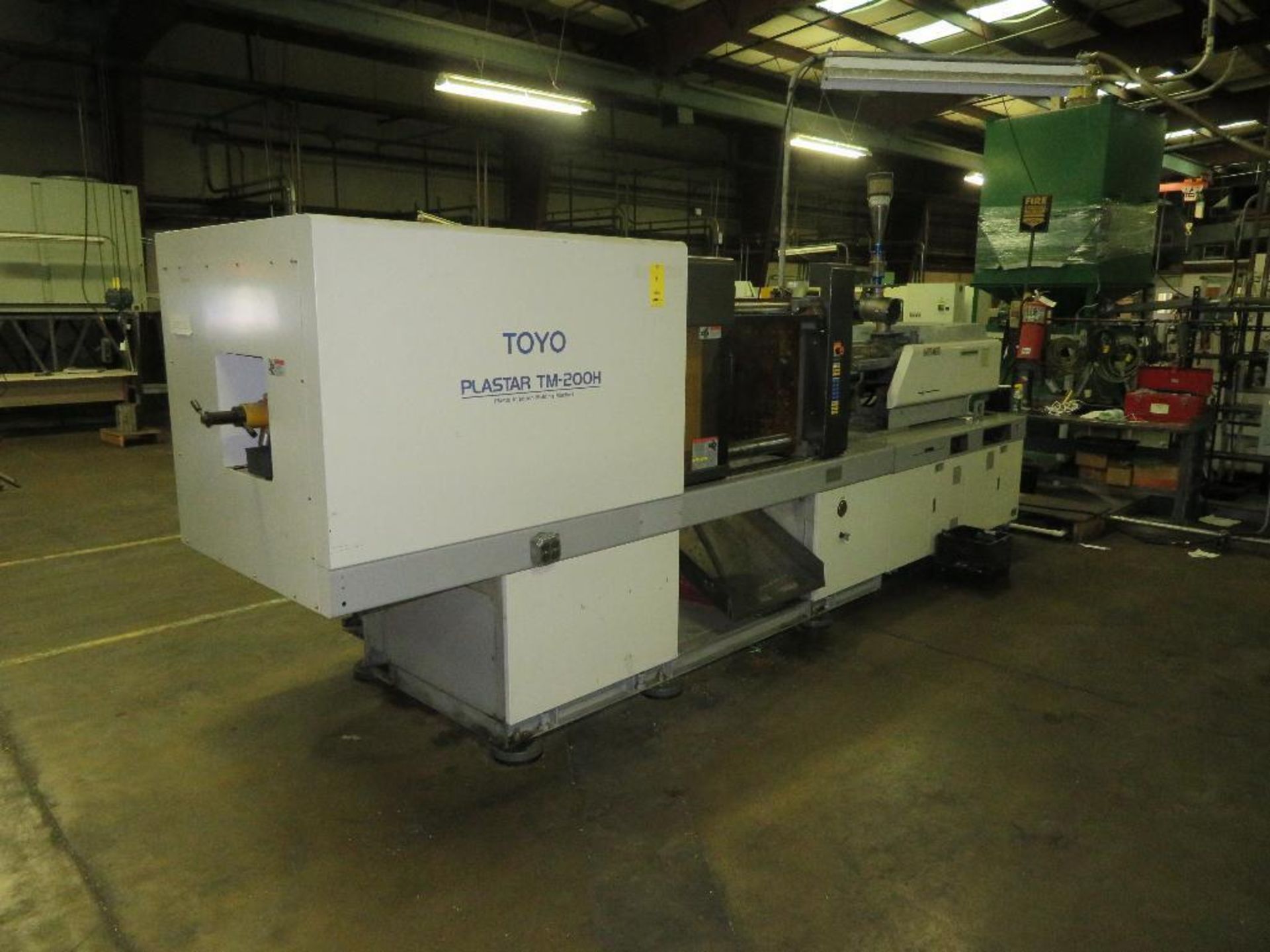 Toyo 200 Ton, 15.9 oz. Hydraulic Injection Molding Machine Model Plastar TM-200HVPS, S/N 1141248 (20