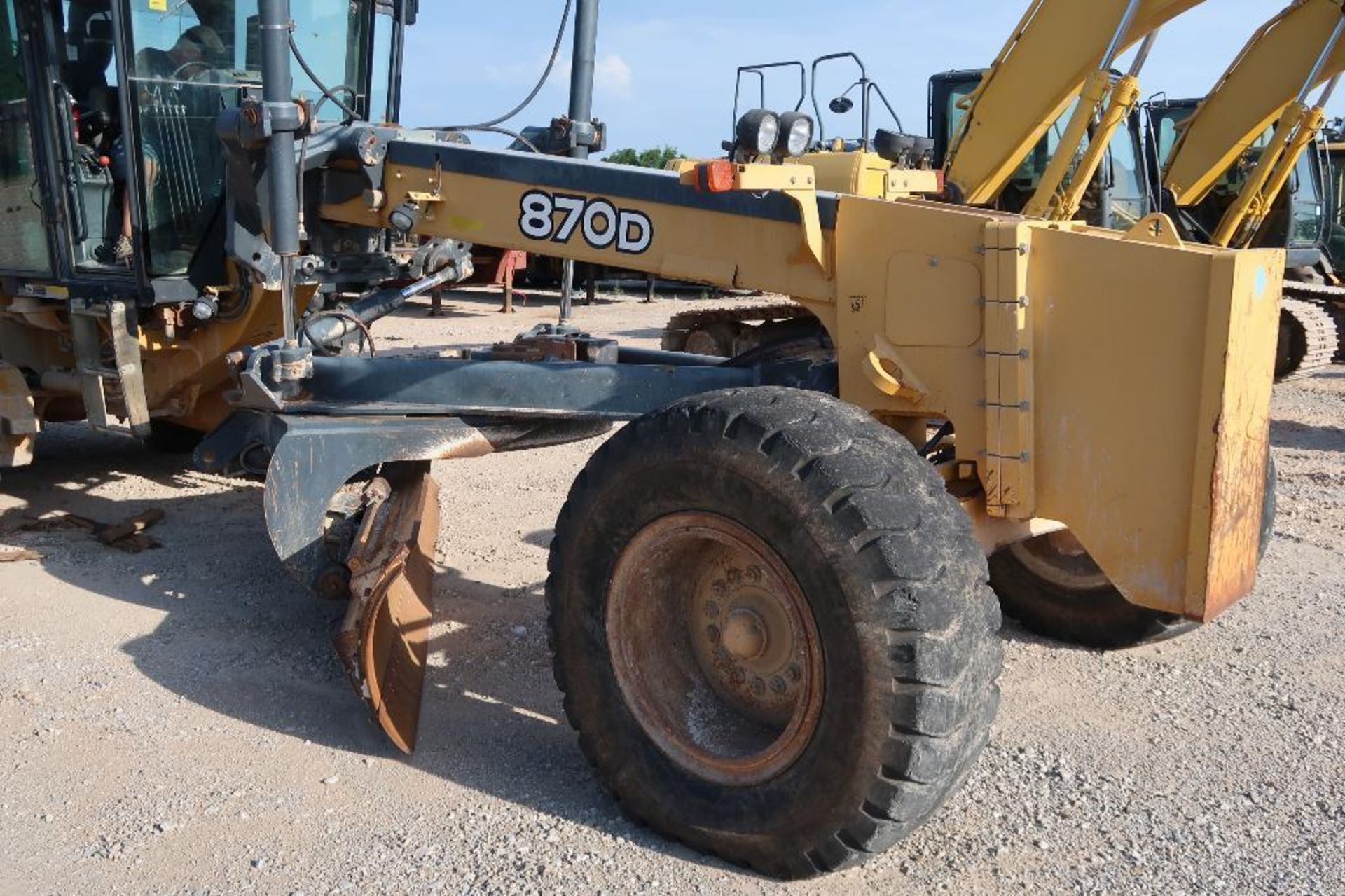 2007 John Deere Motor Grader Model 870D, S/N DW870DX611431, with Ripper (10,340 hours indicated) - Image 2 of 8