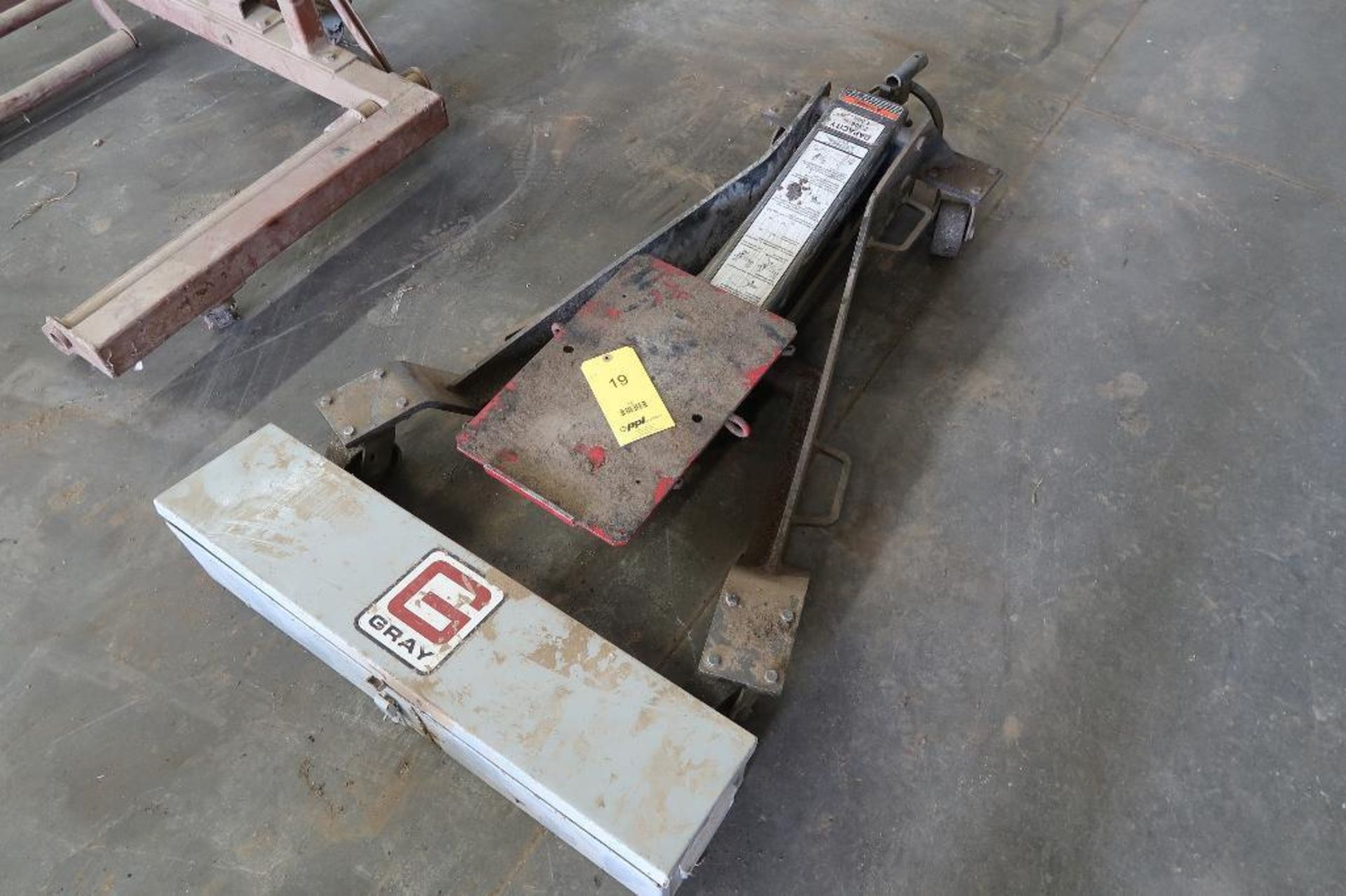 LOT: Gray Multi-Matic Transmission Jack Model MM-2000, 2200 lb. Capacity, with Accessories