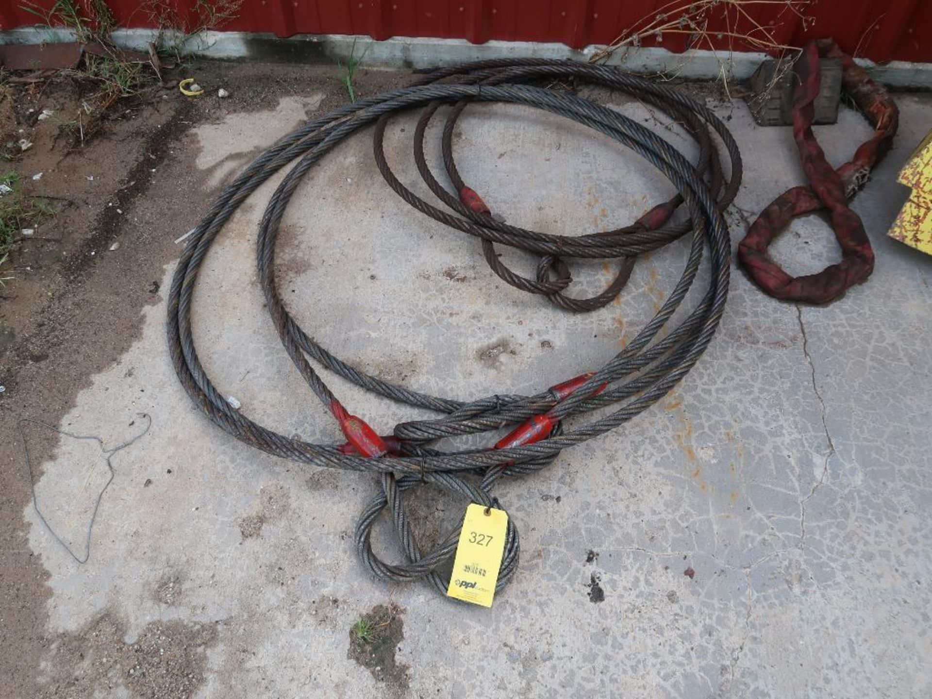 LOT: Assorted Wire Rope Rigging