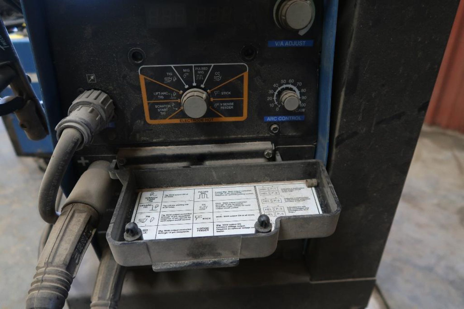 Miller CC/CV Power Supply Model XMT 350, Miller 70 Series Wire Feed on Cart, with Stinger, Gun, Grou - Image 2 of 3