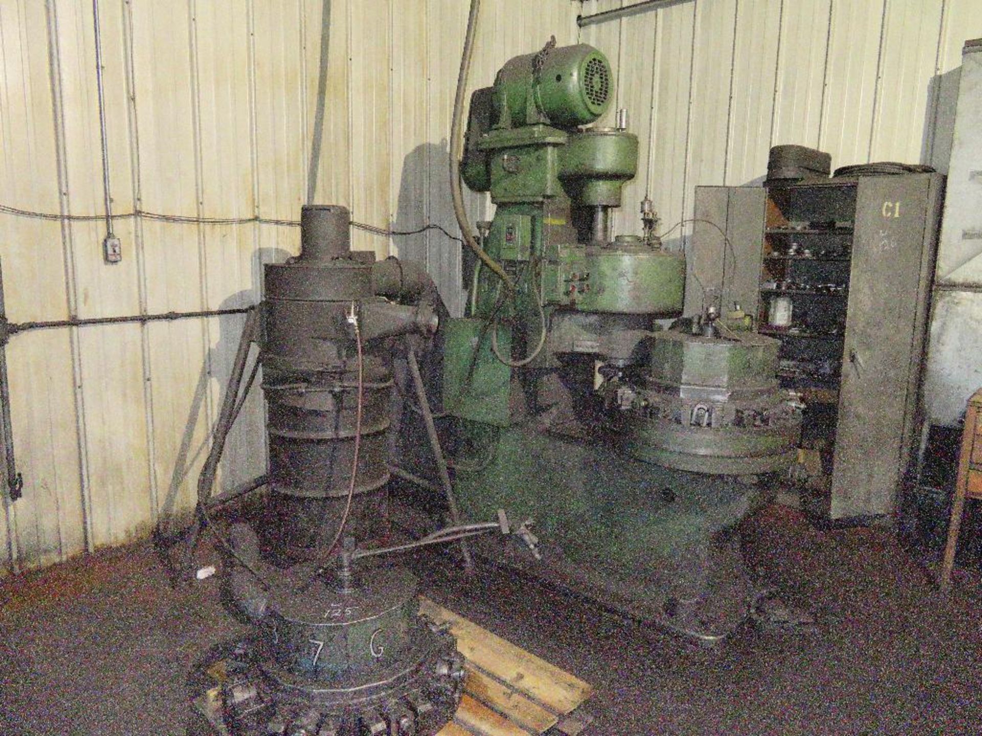LOT: 10-Position Vertical Turret Mill, with Spare 8-Position Turret & Dust Collector