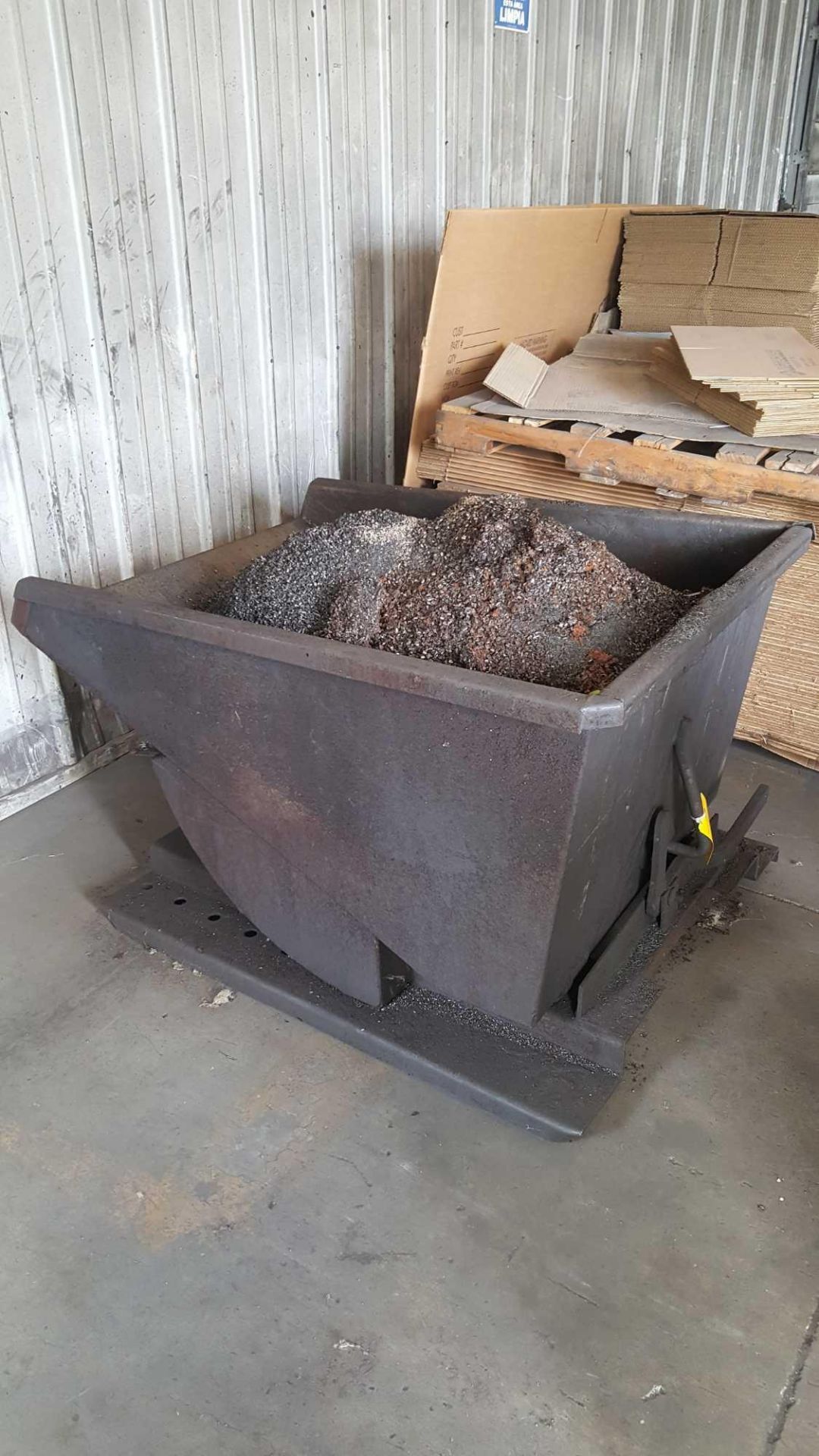 1/3 cu. yd. (est.) Self Dumping Scrap Hopper - Image 2 of 2