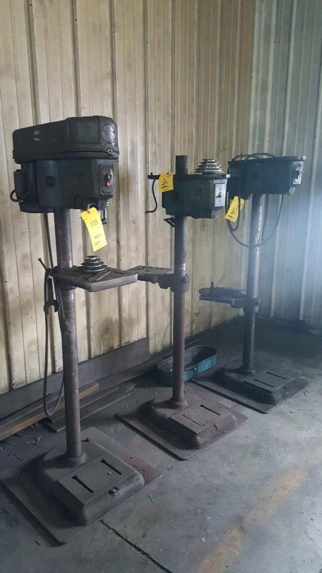 LOT: (3) Repairable Drill Presses