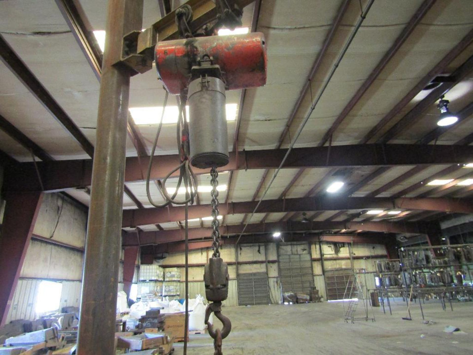 C&M 2 Ton Electric Chain Hoist, with Pendant Control